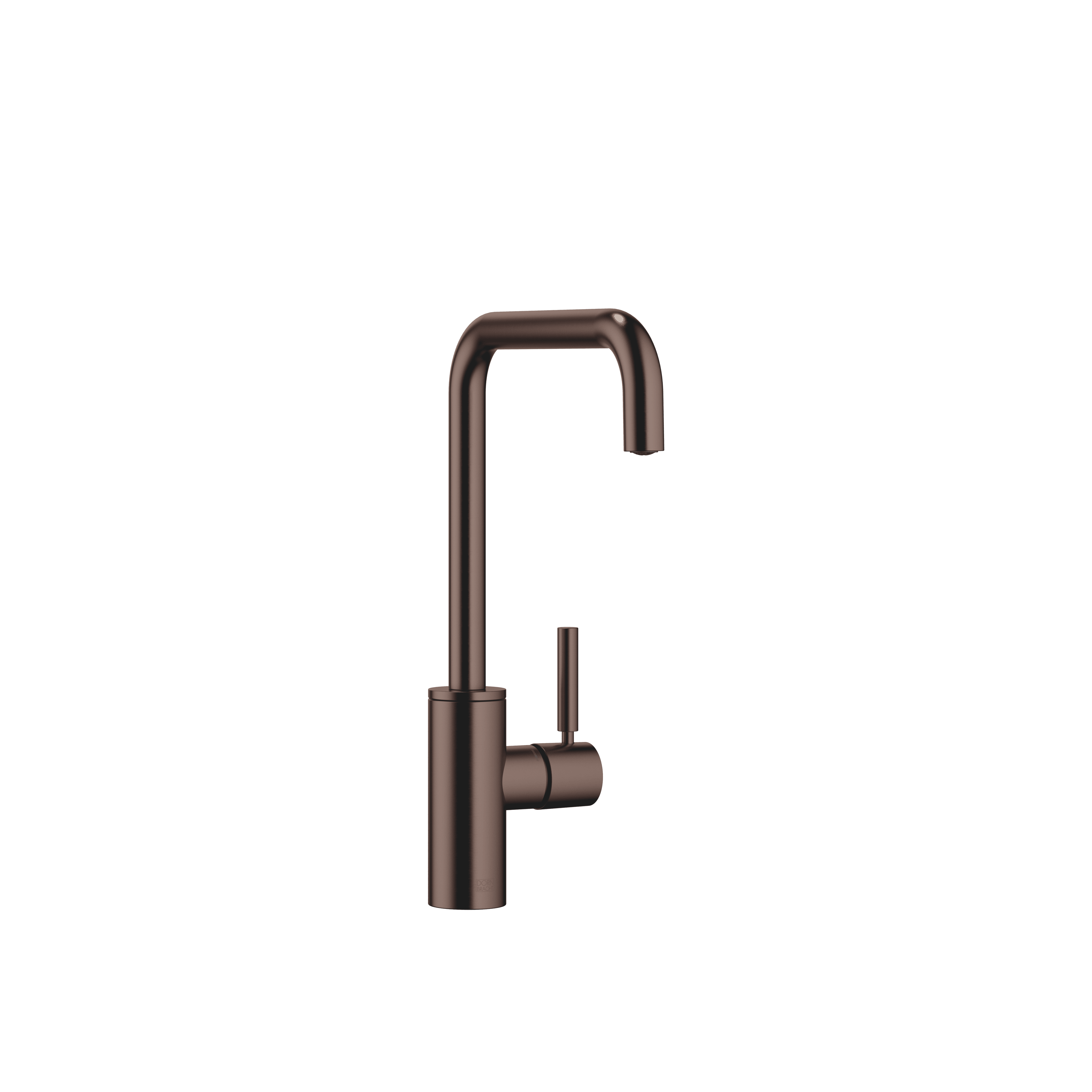 META SQUARE Single-lever mixer in Brushed Dark Bronze (PVD)