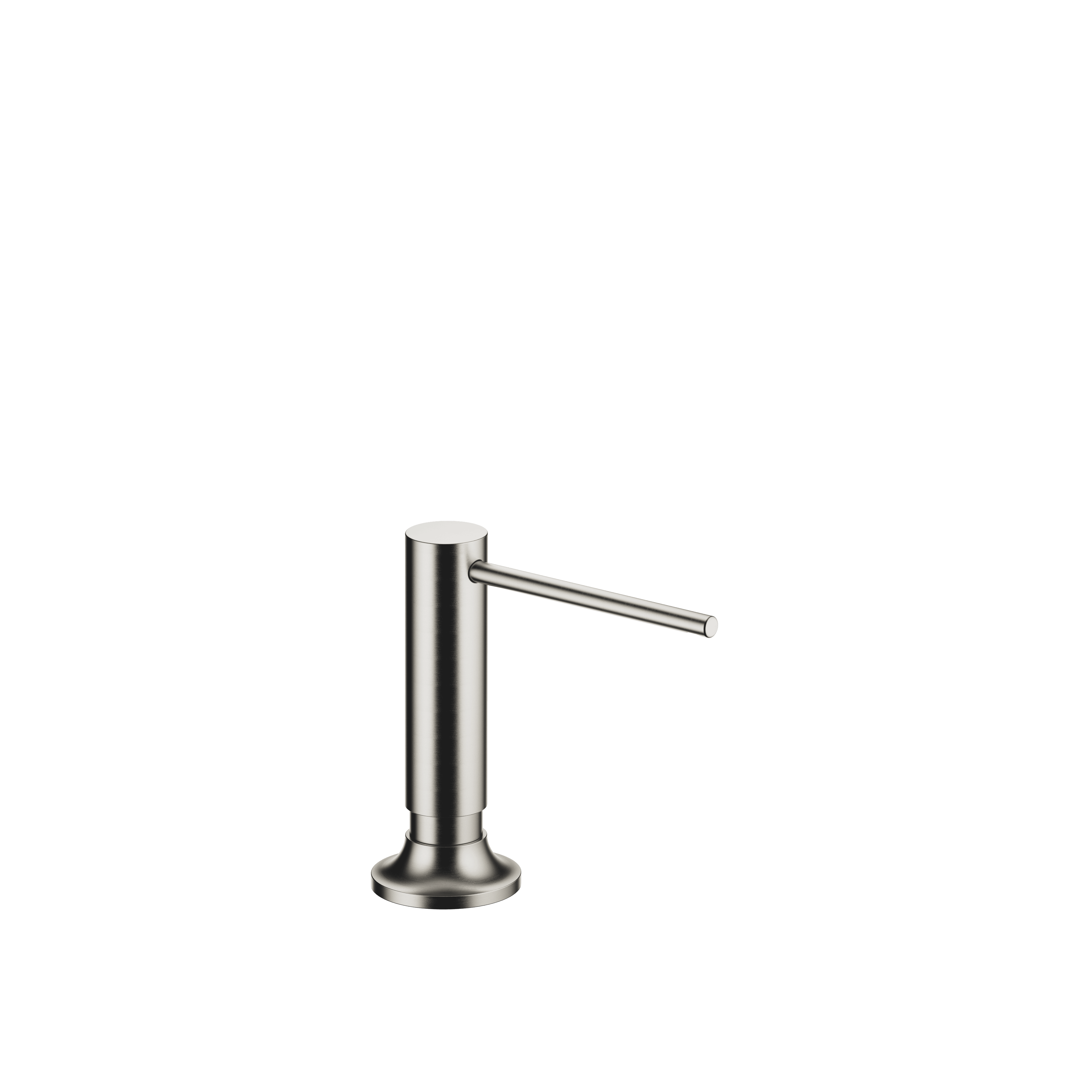 VAIA Dispenser with rosette in Brushed Platinum