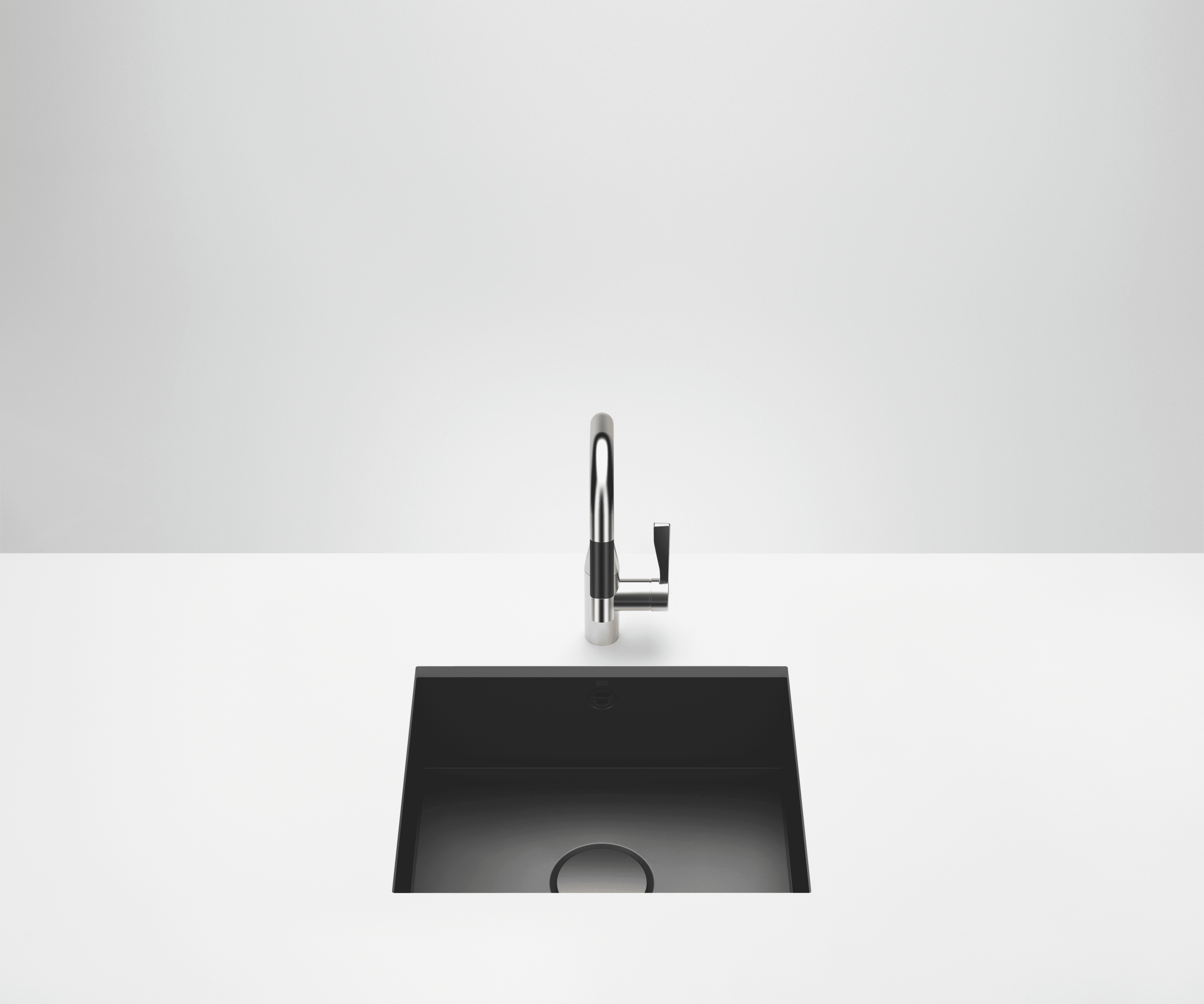 Single sink in Matte Black
