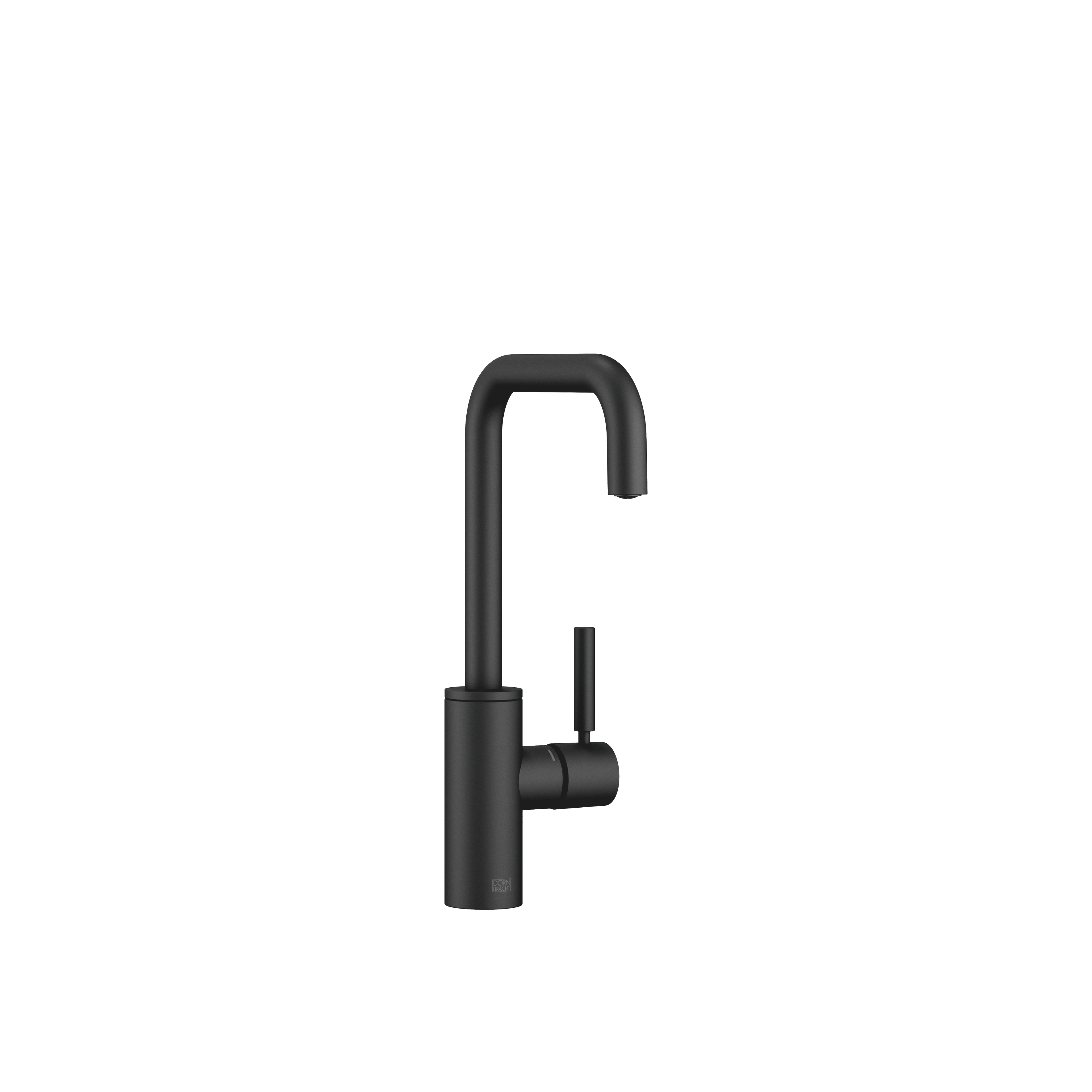 META SQUARE BAR TAP Single-lever mixer in Matte Black