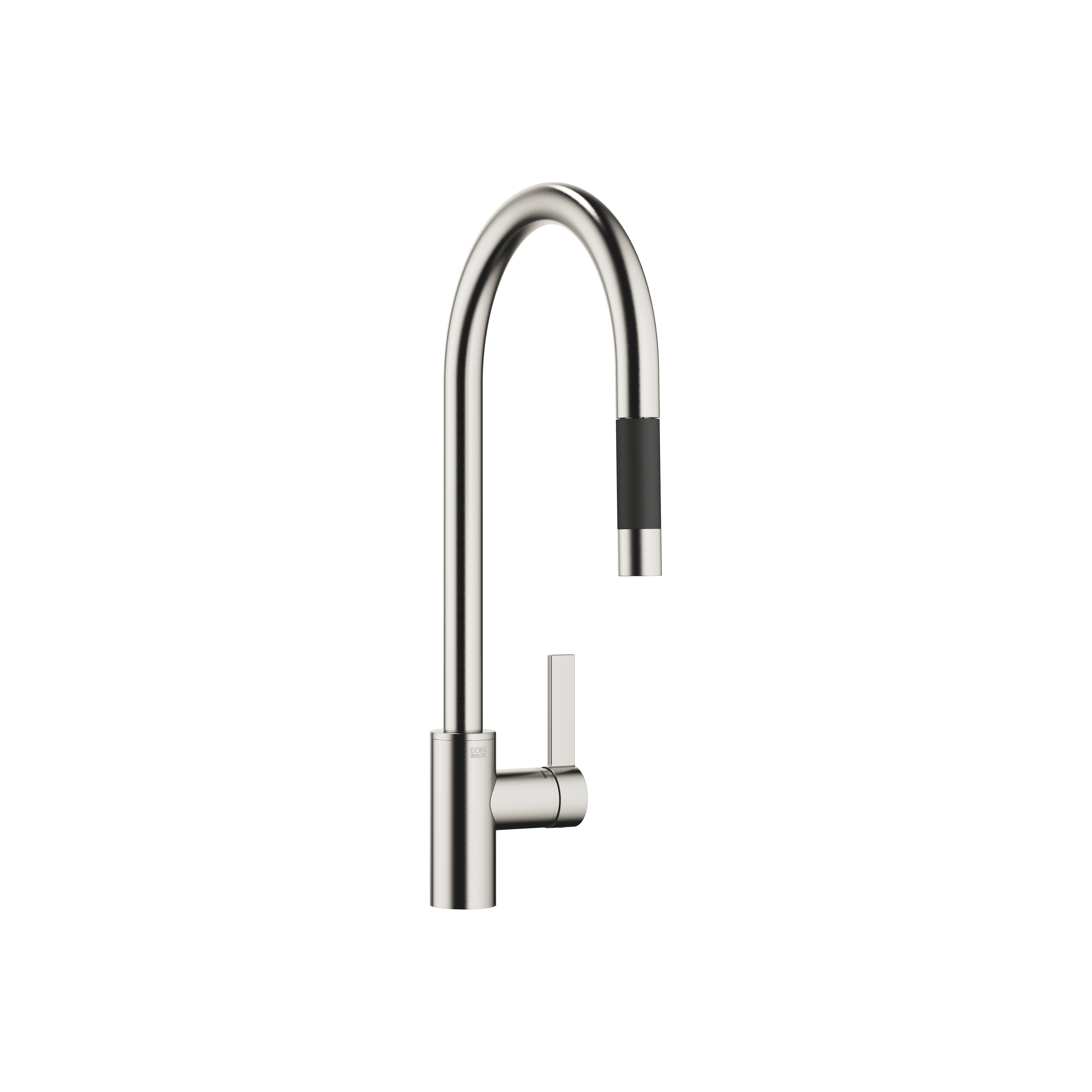 TARA ULTRA Single-lever mixer Pull-down with spray function in Brushed Platinum