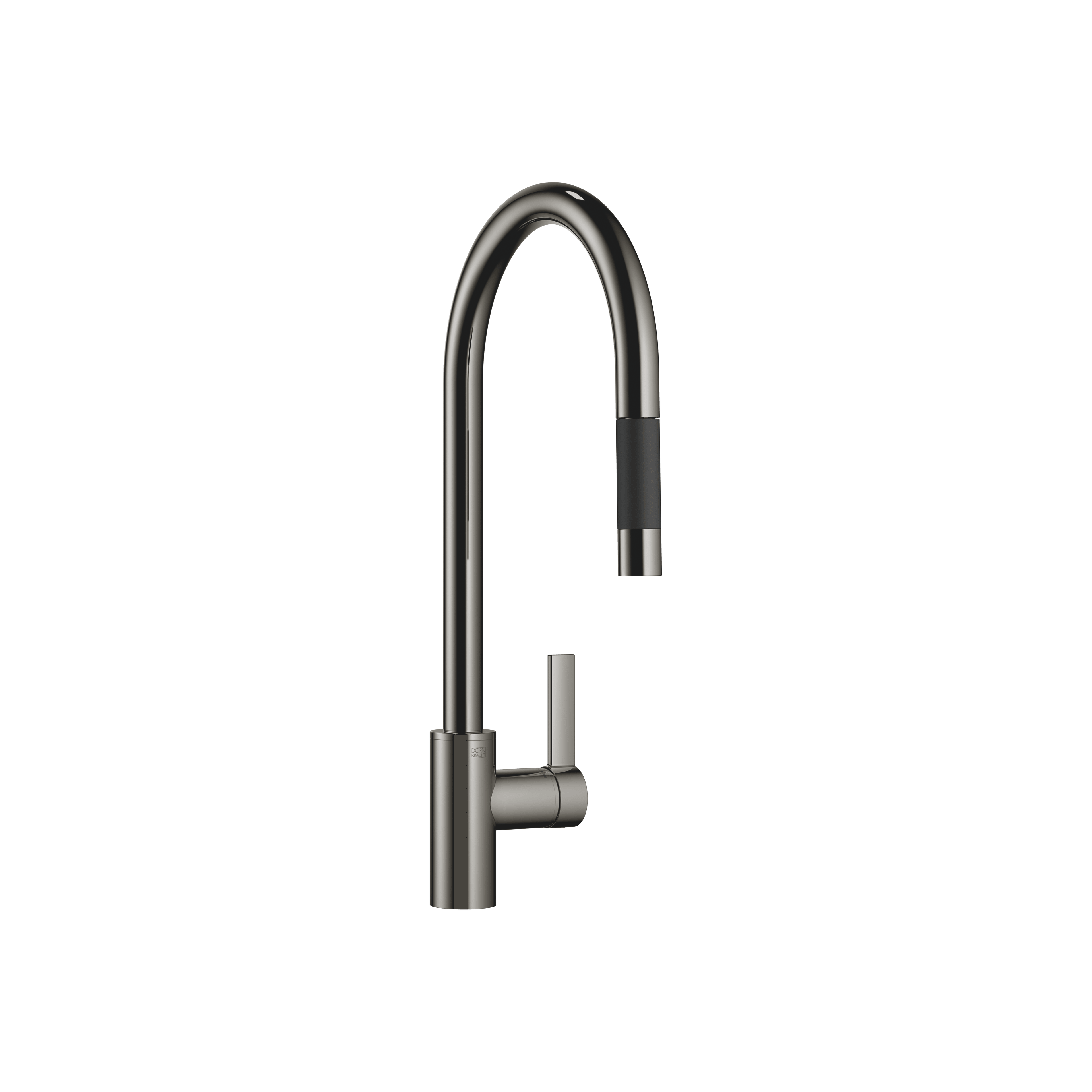 TARA ULTRA Single-lever mixer Pull-down with spray function in Dark Chrome