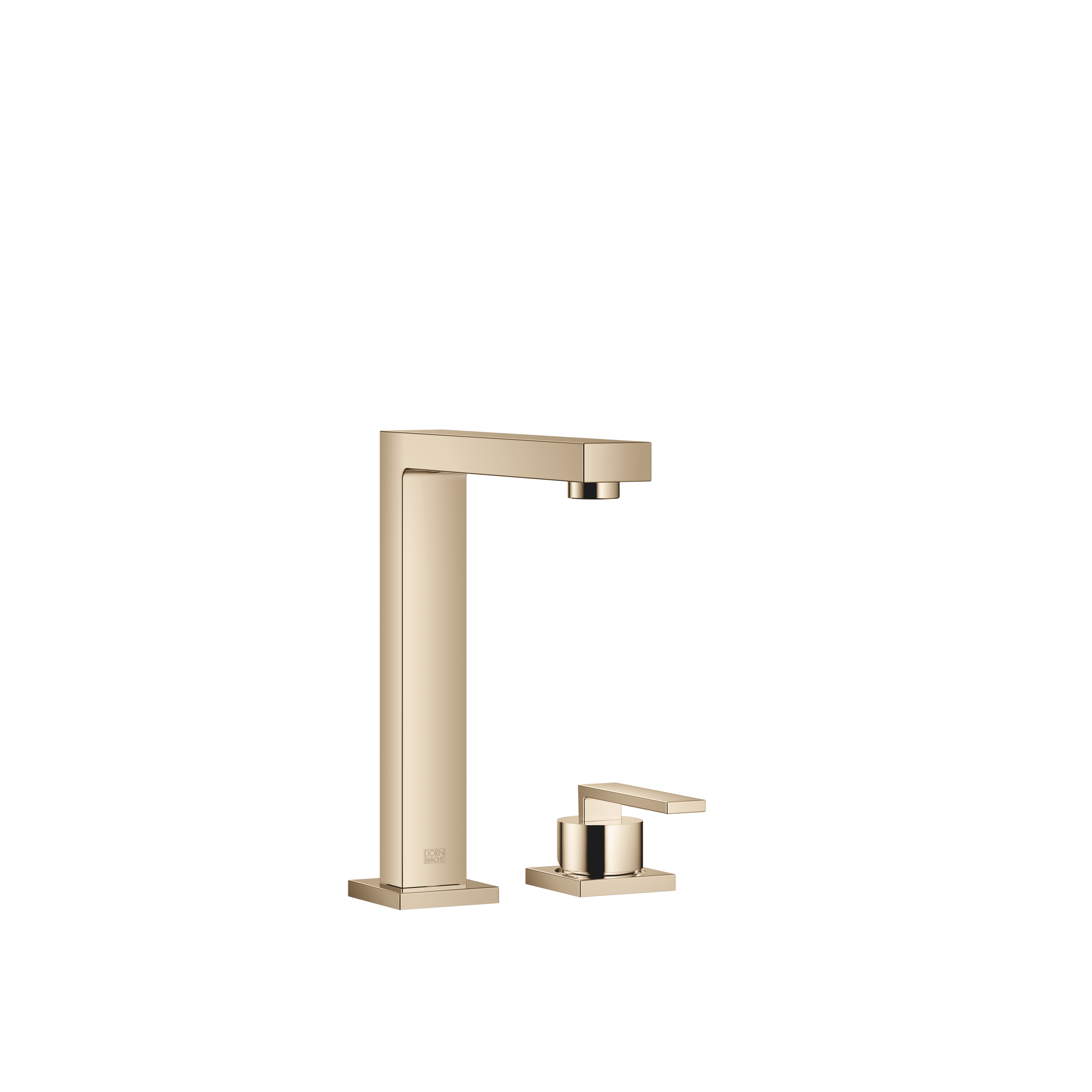 LOT BAR TAP Two-hole mixer with individual rosettes in Champagne (22kt Gold)