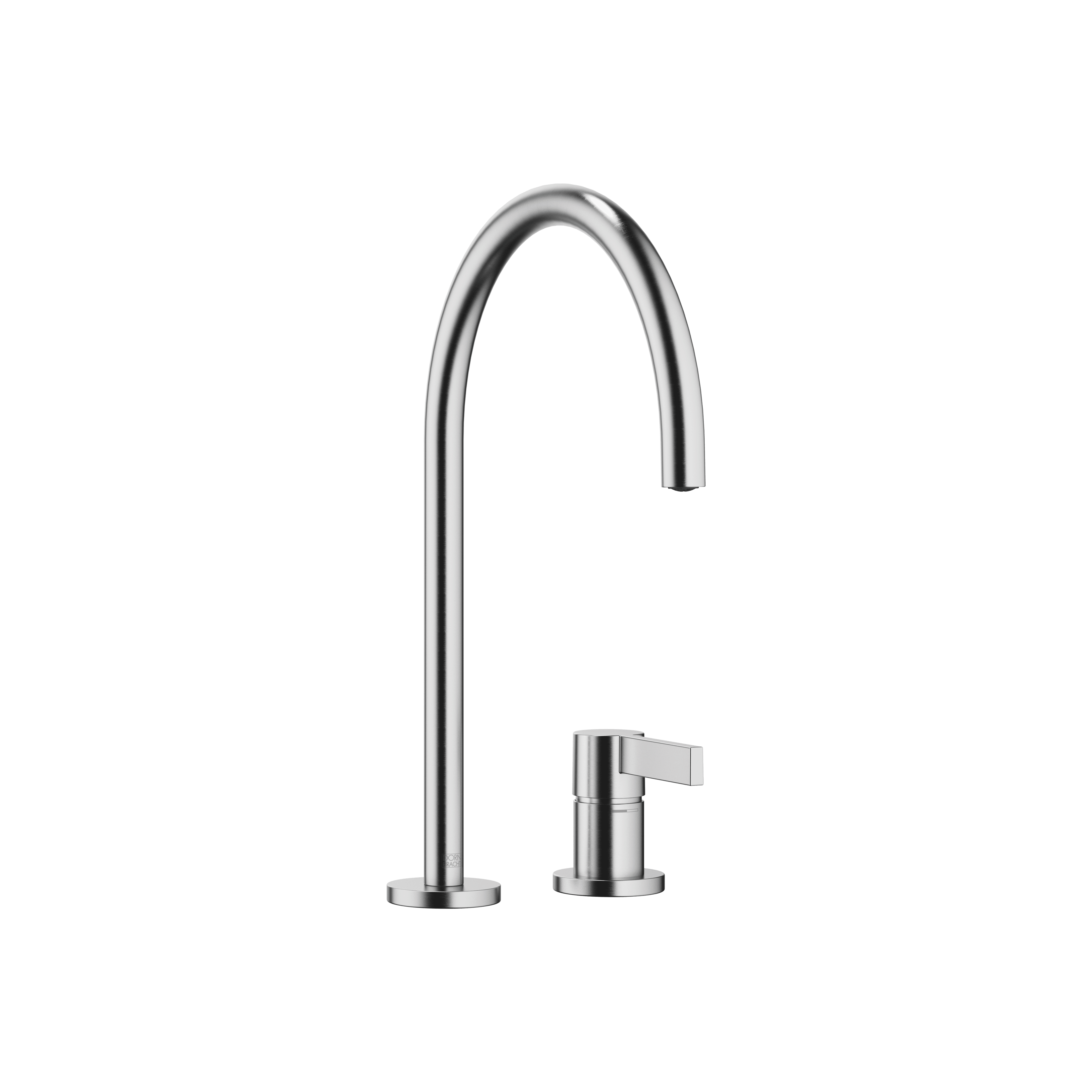 TARA ULTRA Two-hole mixer with individual rosettes in Brushed Chrome