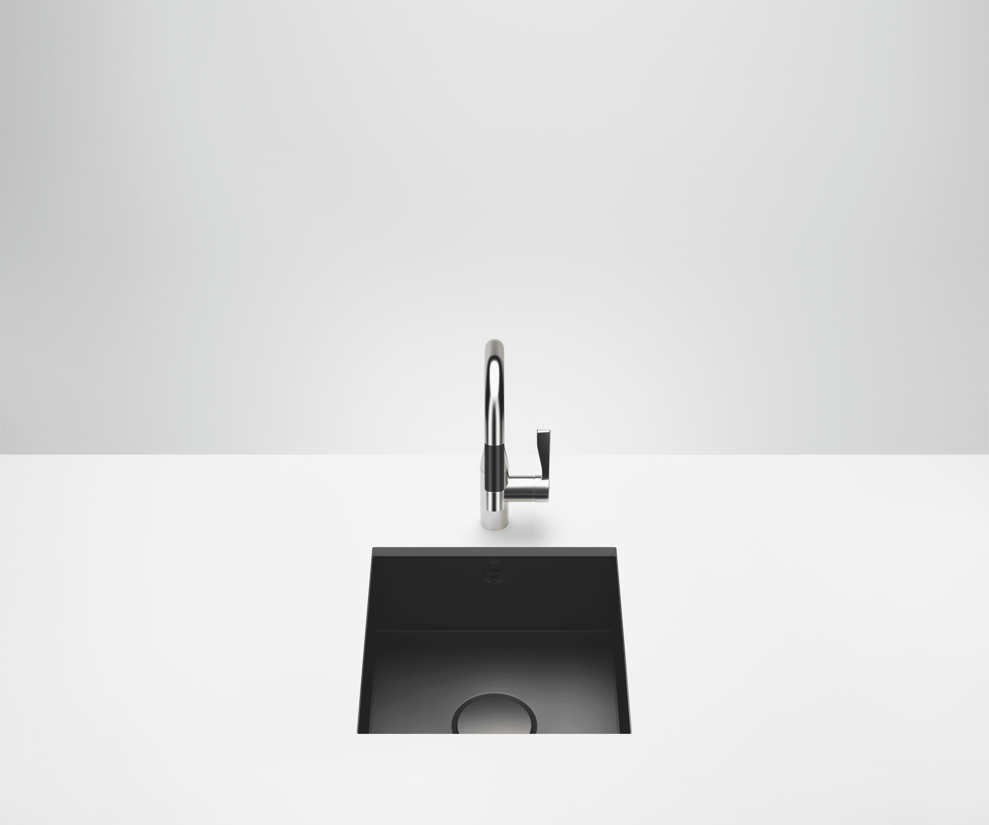 Single sink in Matte Black