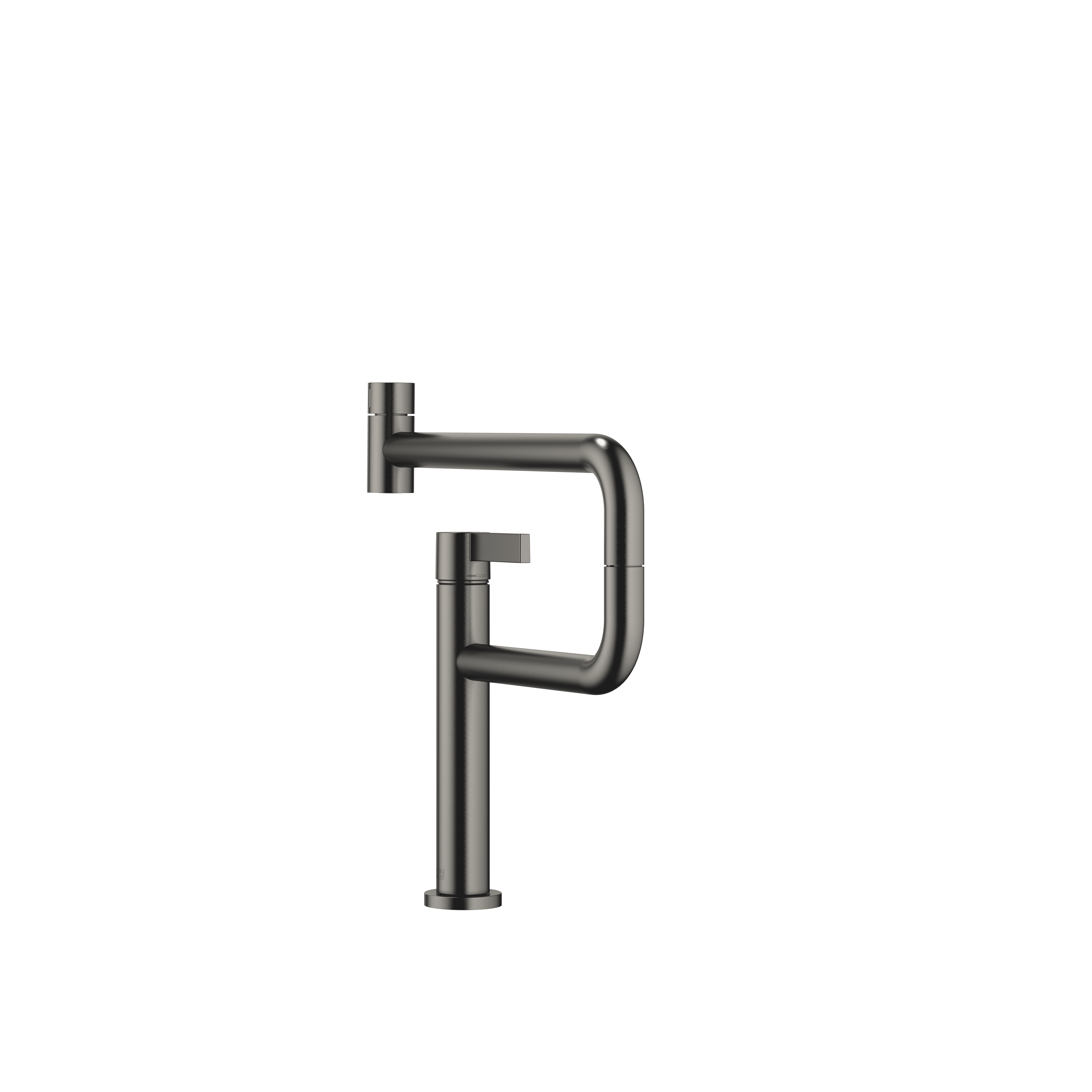TARA ULTRA PIVOT Single-lever mixer in Brushed Dark Platinum