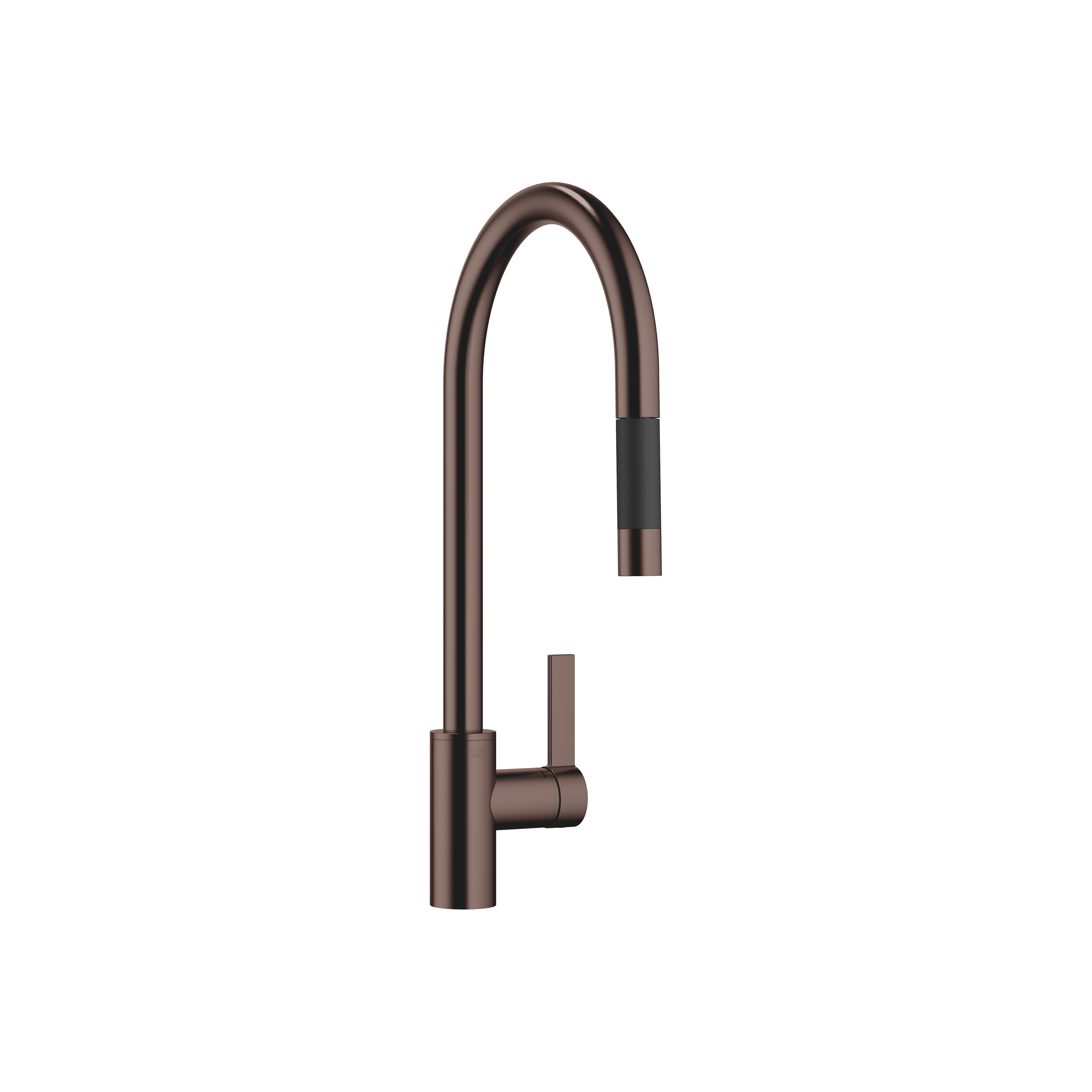 TARA ULTRA Single-lever mixer Pull-down with spray function in Brushed Dark Bronze (PVD)