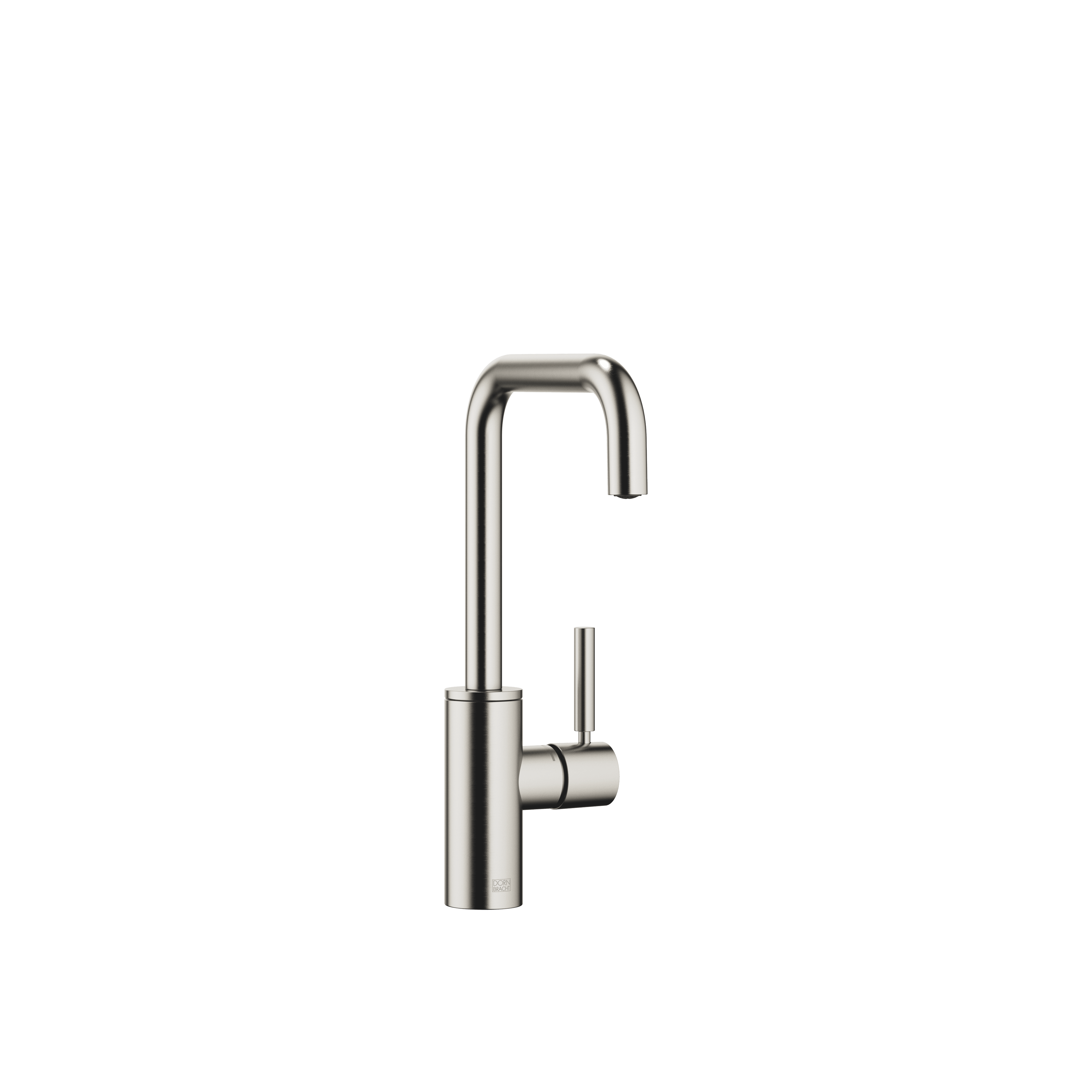 META SQUARE BAR TAP Single-lever mixer in Brushed Platinum