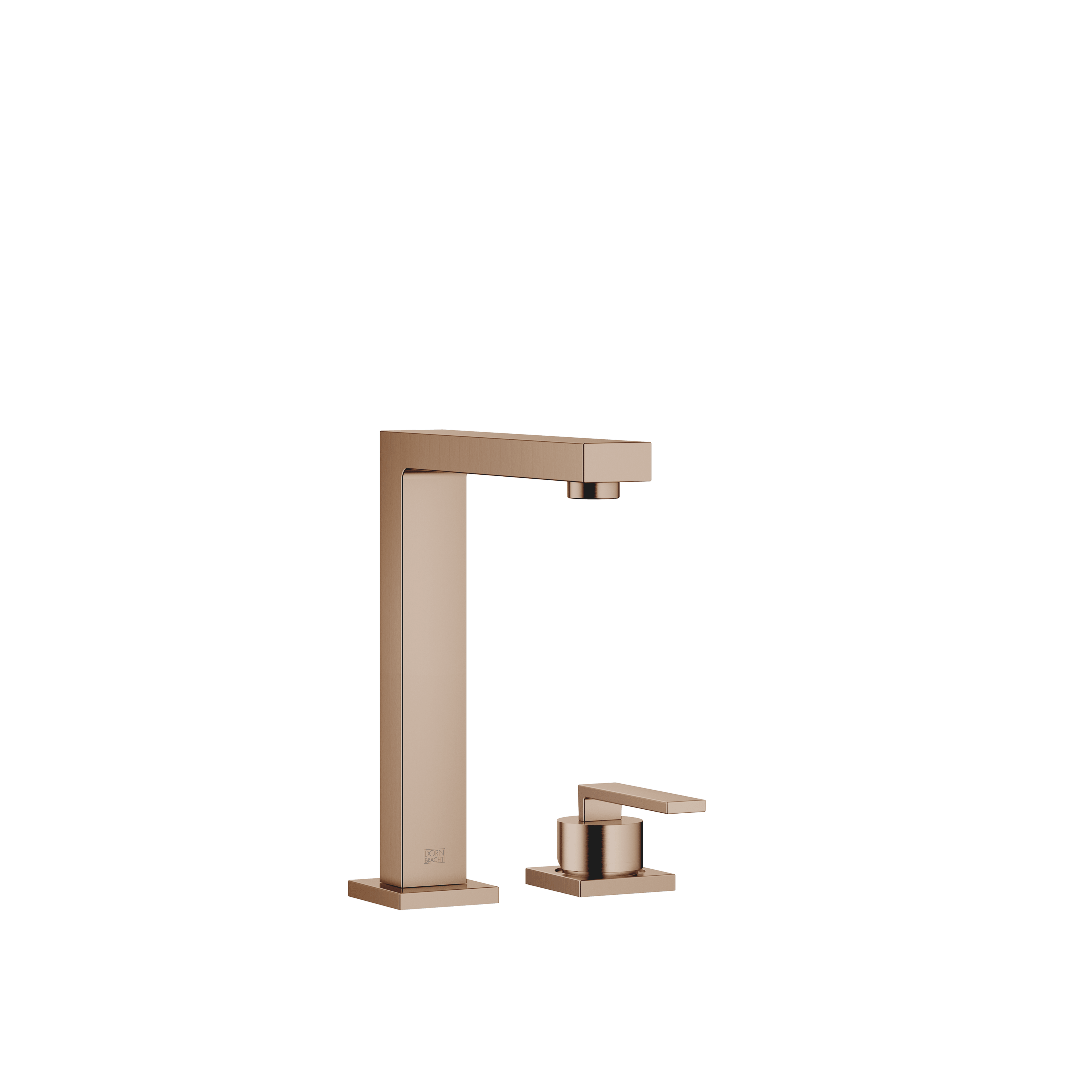 LOT BAR TAP Two-hole mixer with individual rosettes in Brushed Bronze (PVD)