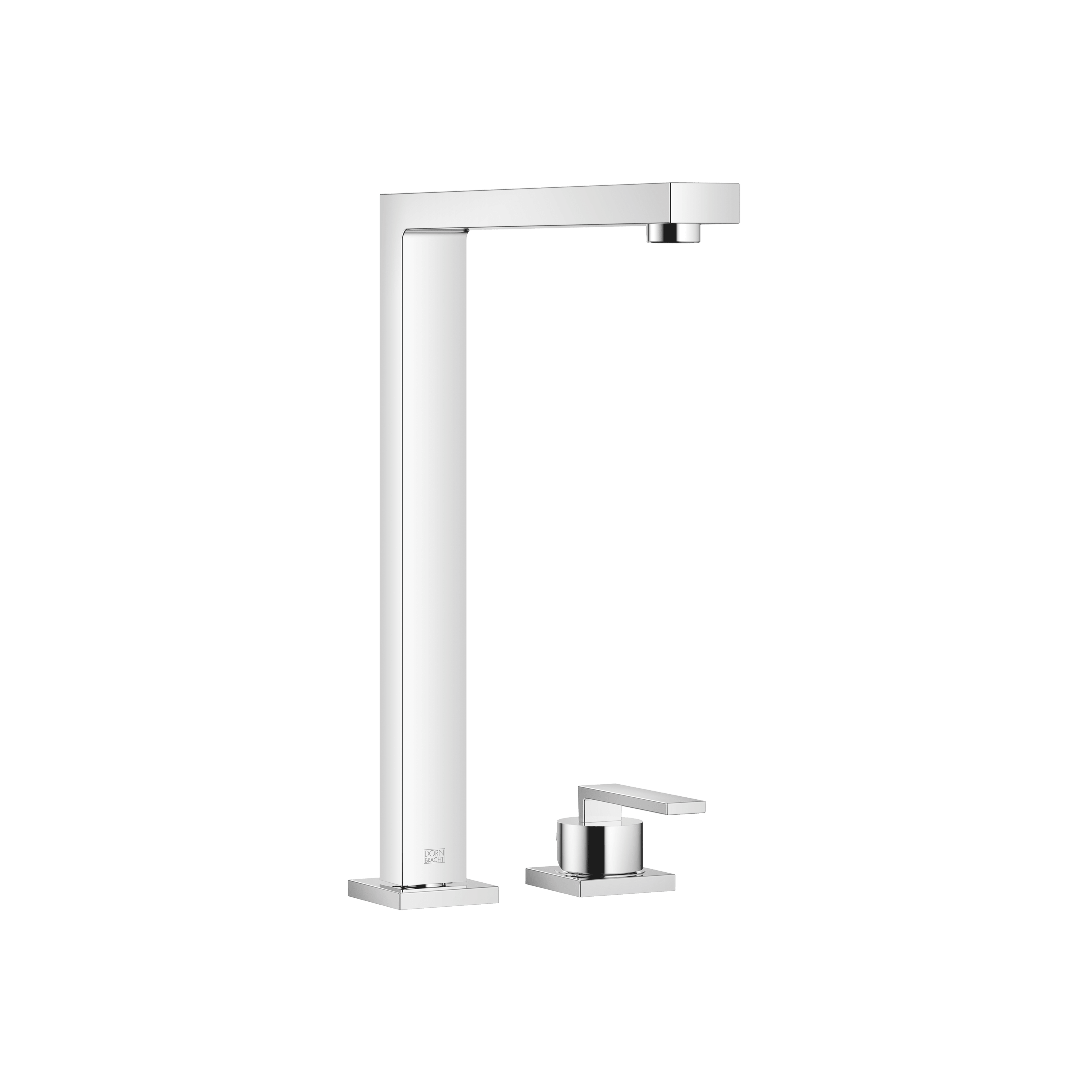 LOT Two-hole mixer with individual rosettes in Chrome