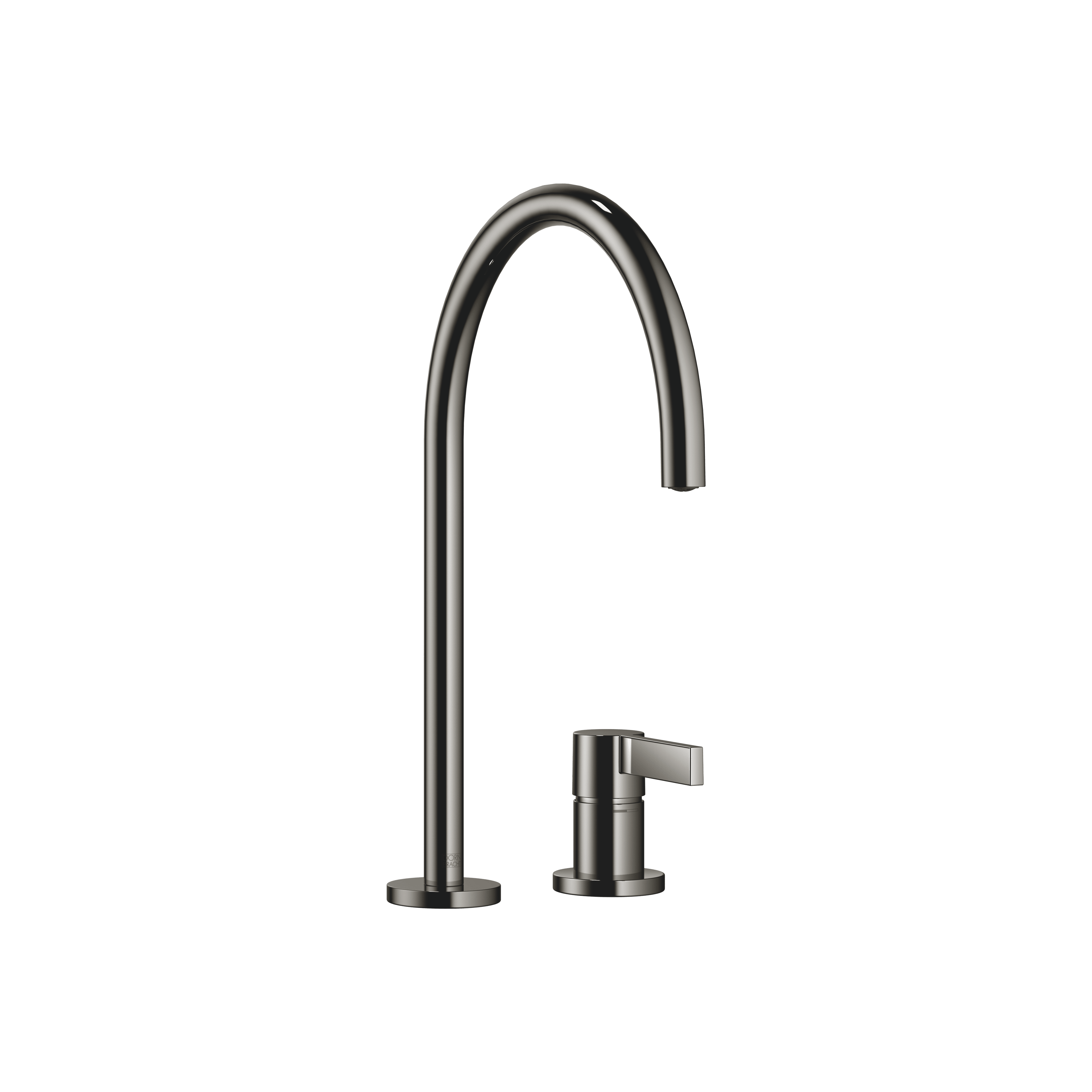 TARA ULTRA Two-hole mixer with individual rosettes in Dark Chrome