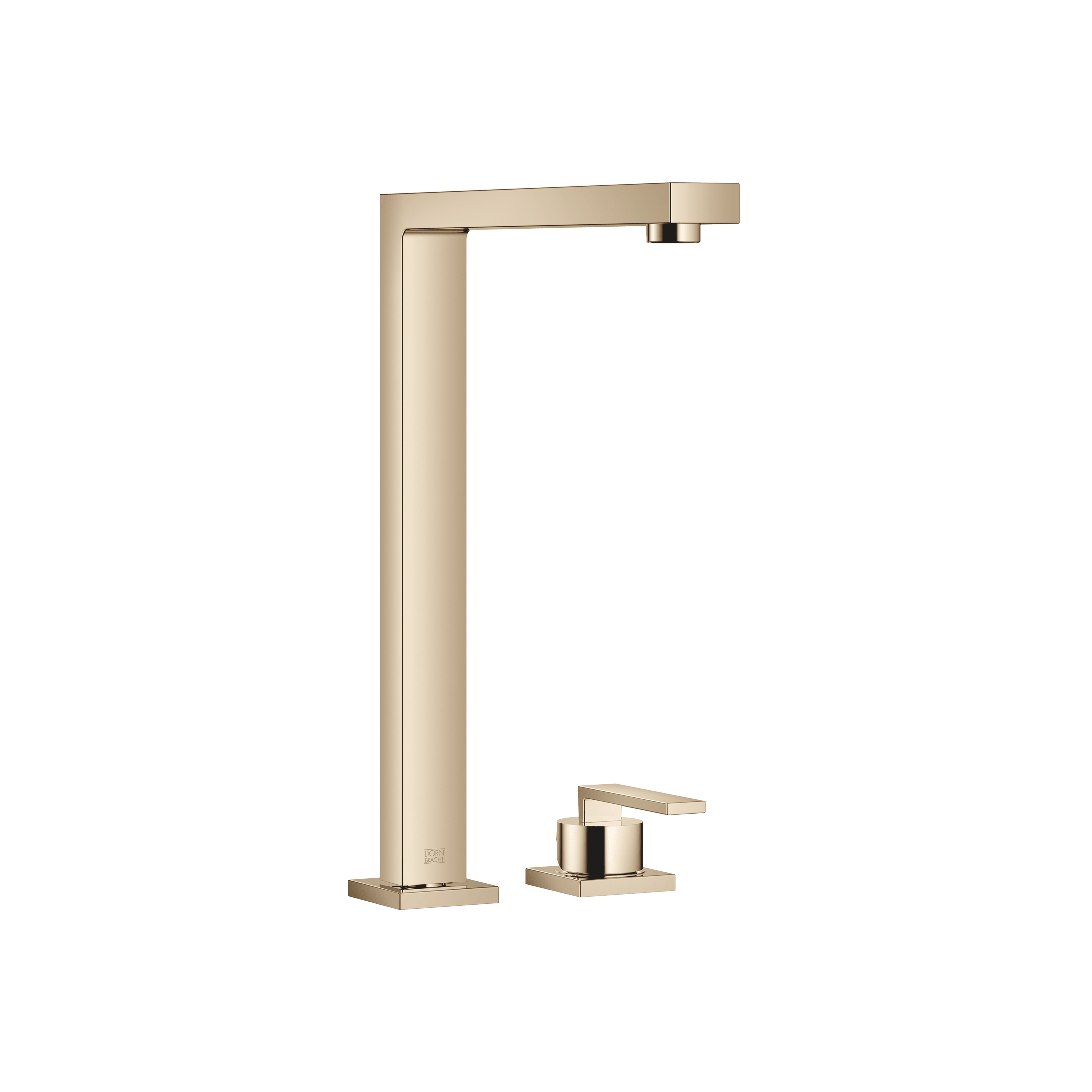 LOT Two-hole mixer with individual rosettes in Champagne (22kt Gold)