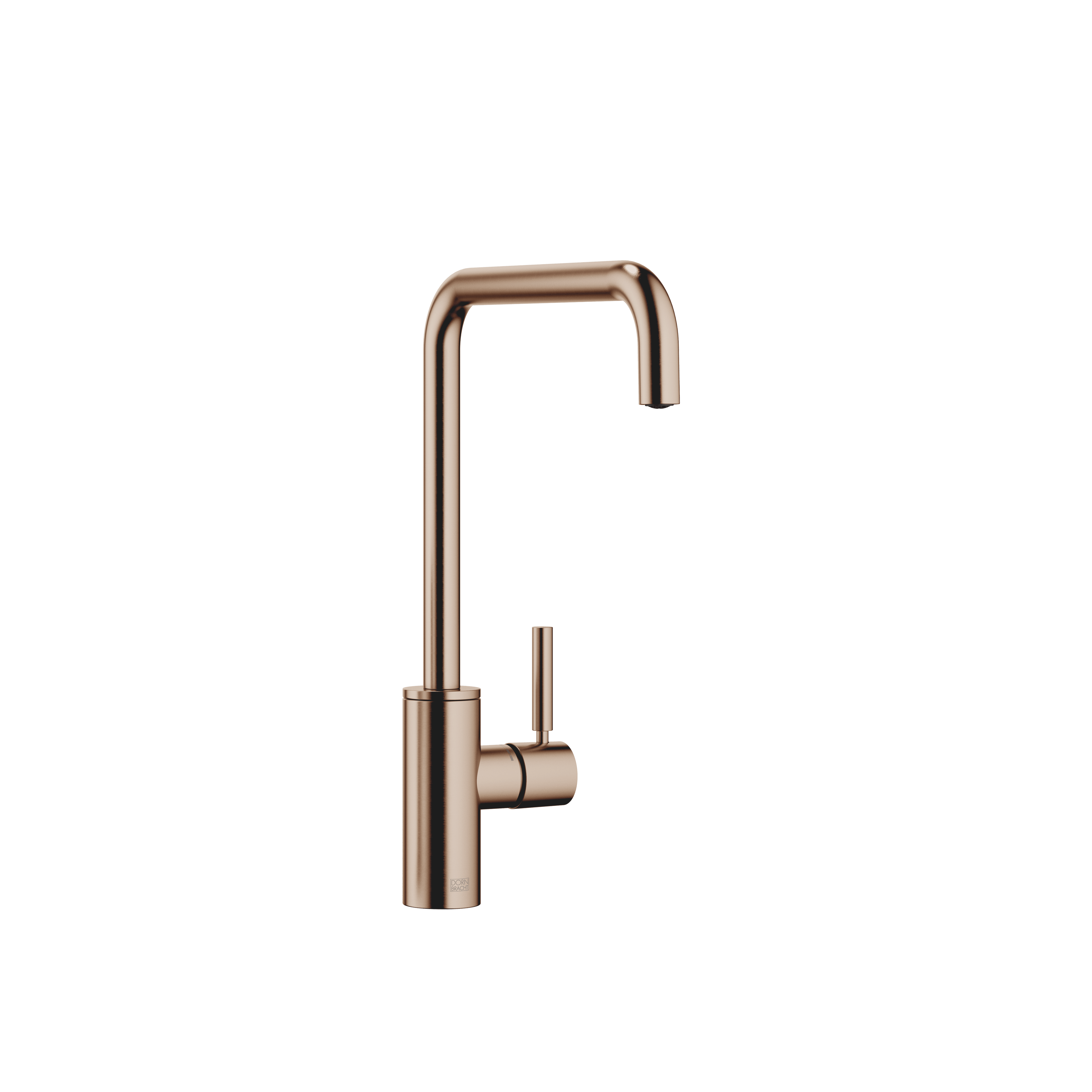 META SQUARE Single-lever mixer for rinsing/Profi spray in Brushed Bronze (PVD)