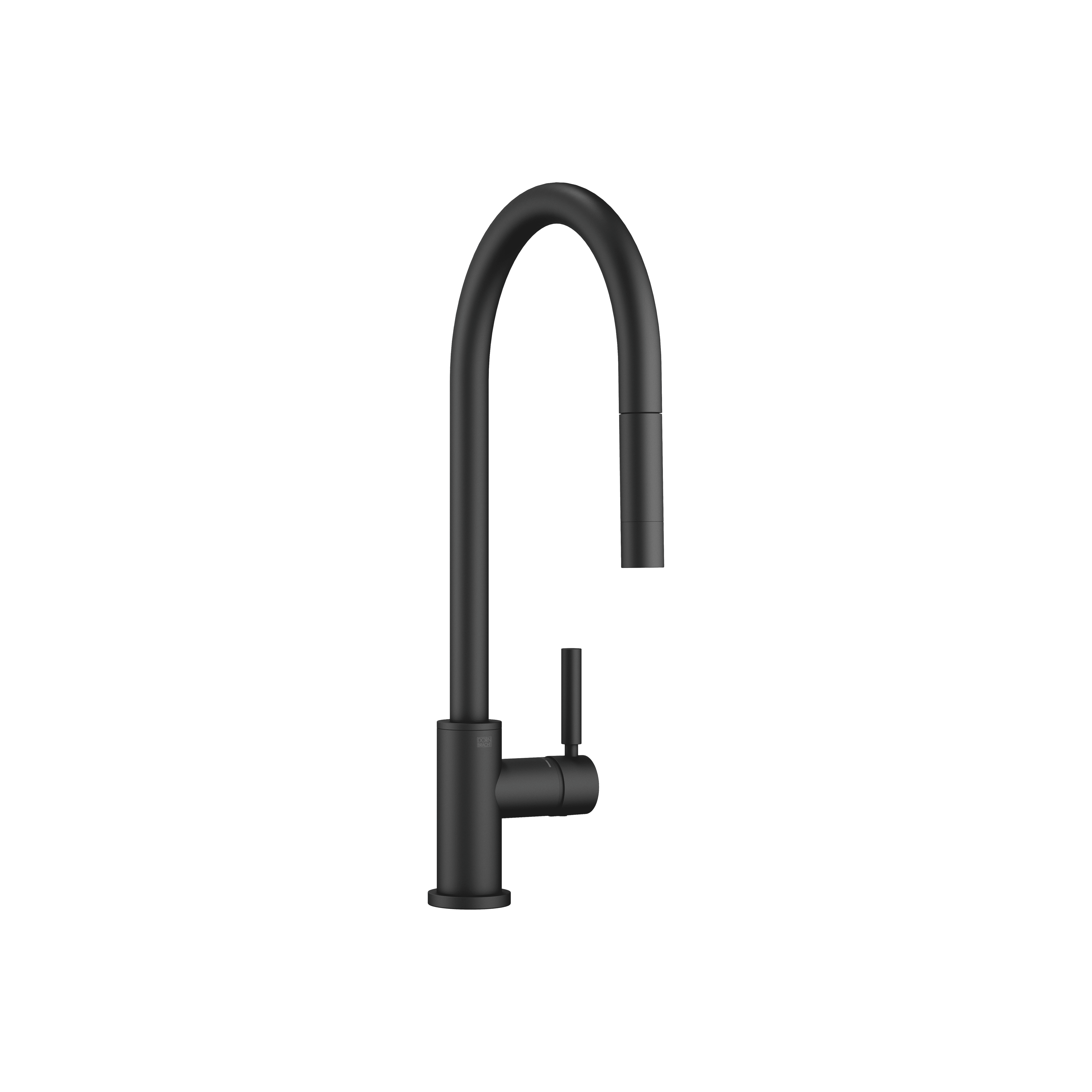 TARA Single-lever mixer Pull-down with spray function in Matte Black