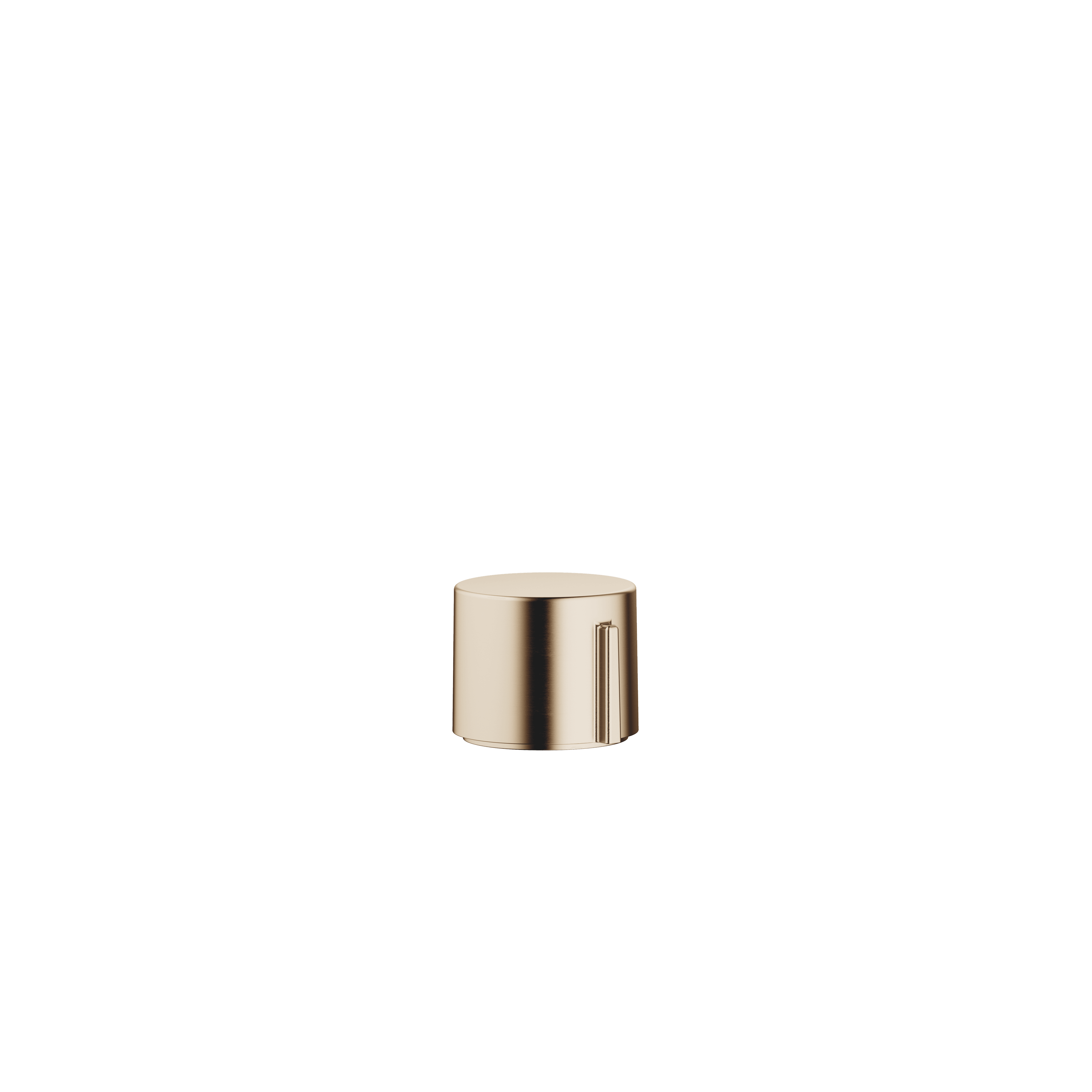 Strainer waste with control handle in Brushed Champagne (22kt Gold)