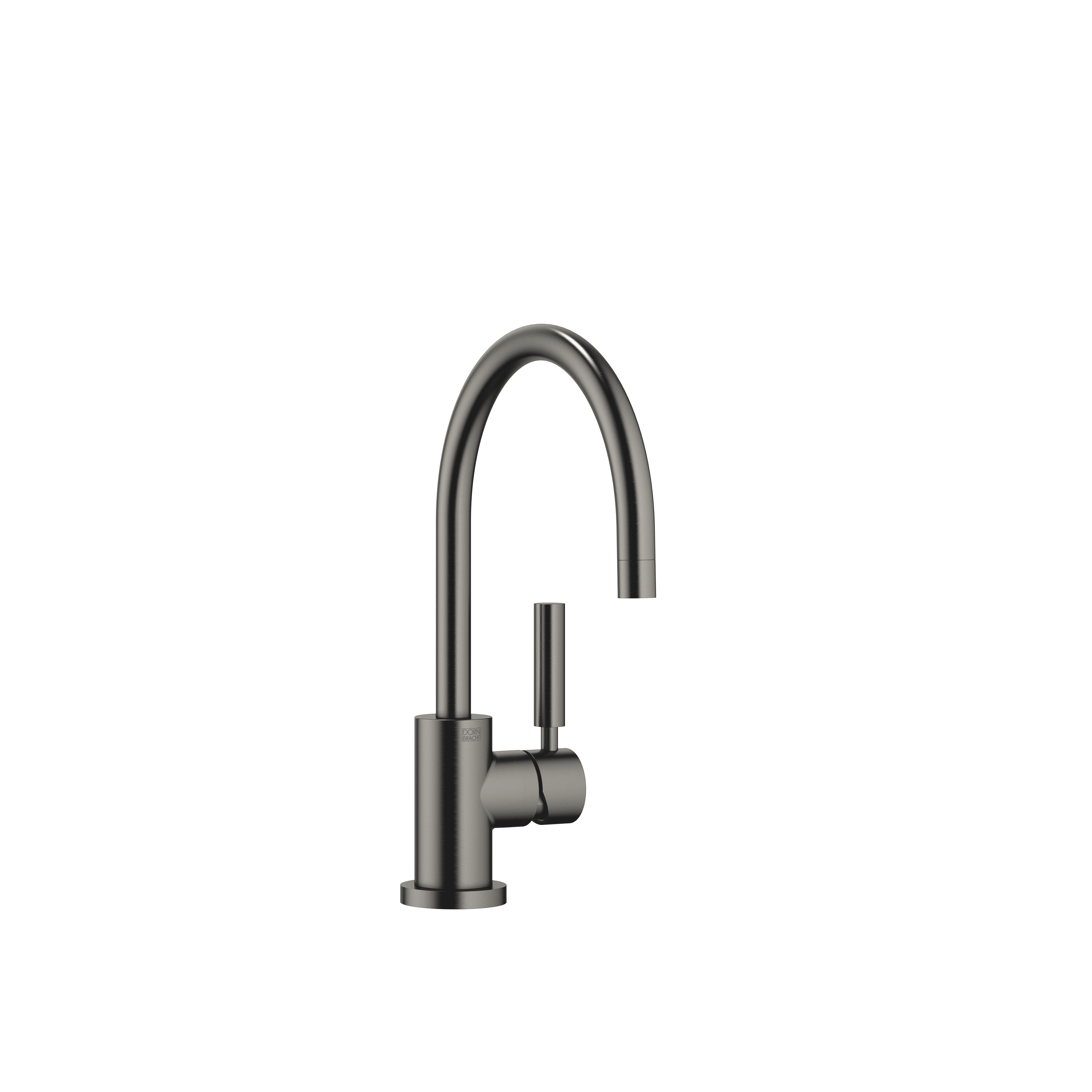 TARA Single-lever mixer in Brushed Dark Platinum