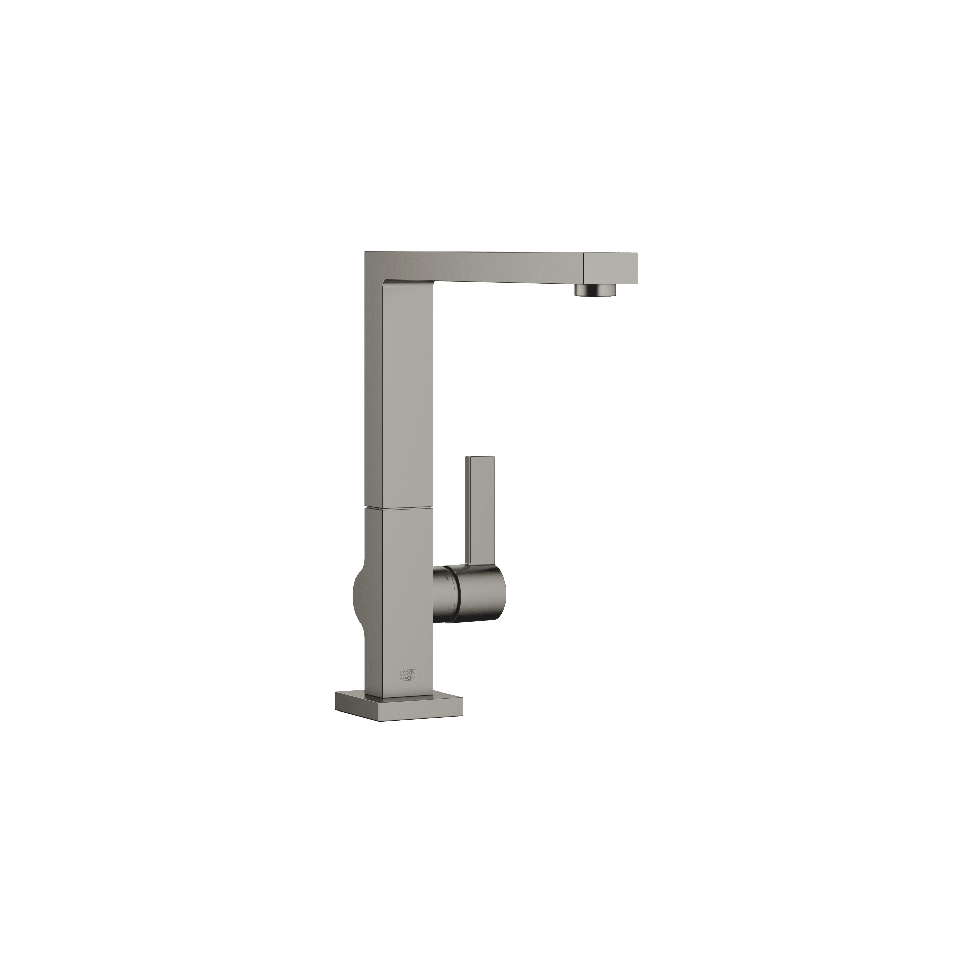 LOT Single-lever mixer for rinsing/Profi spray in Brushed Dark Platinum