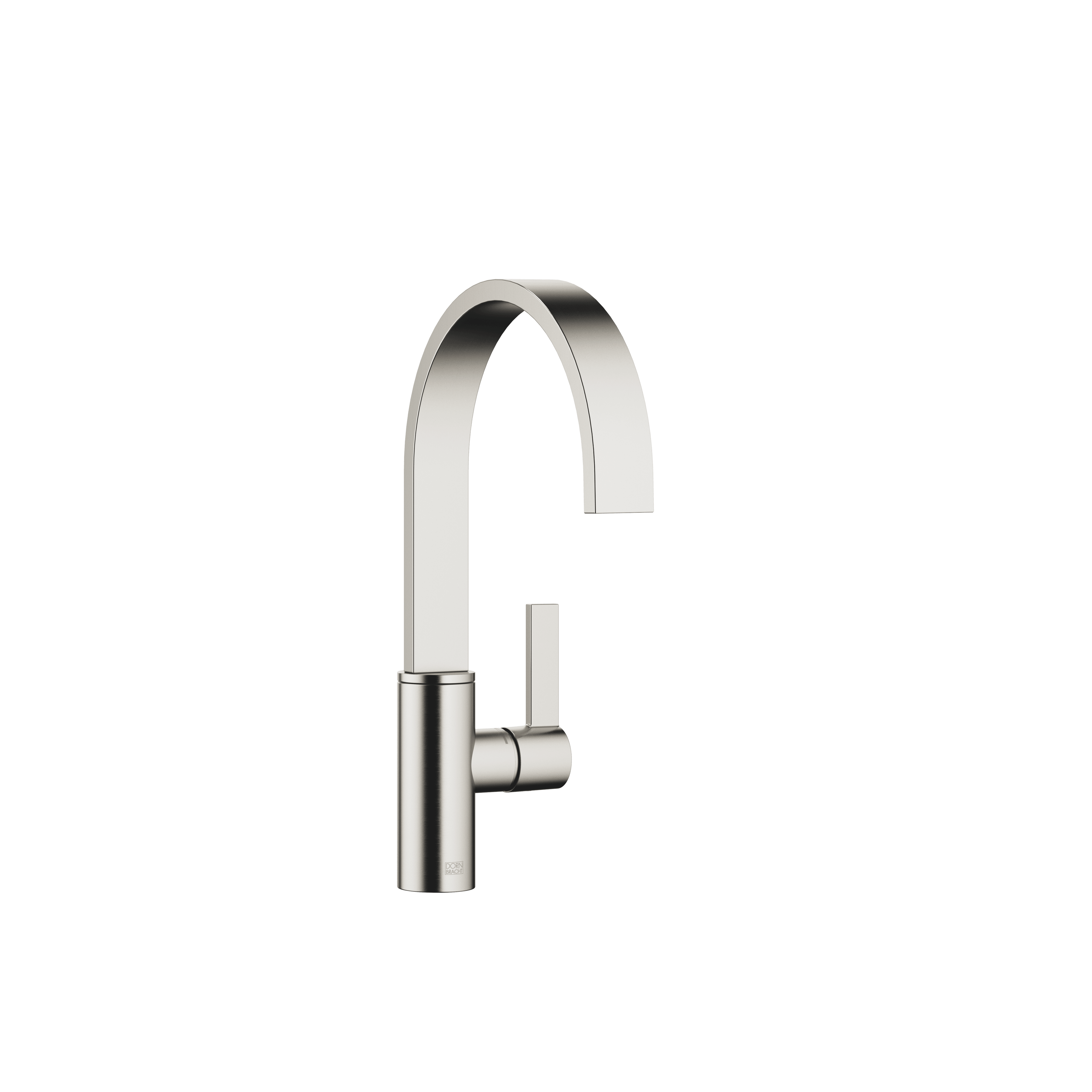 MEM Single-lever mixer in Brushed Platinum