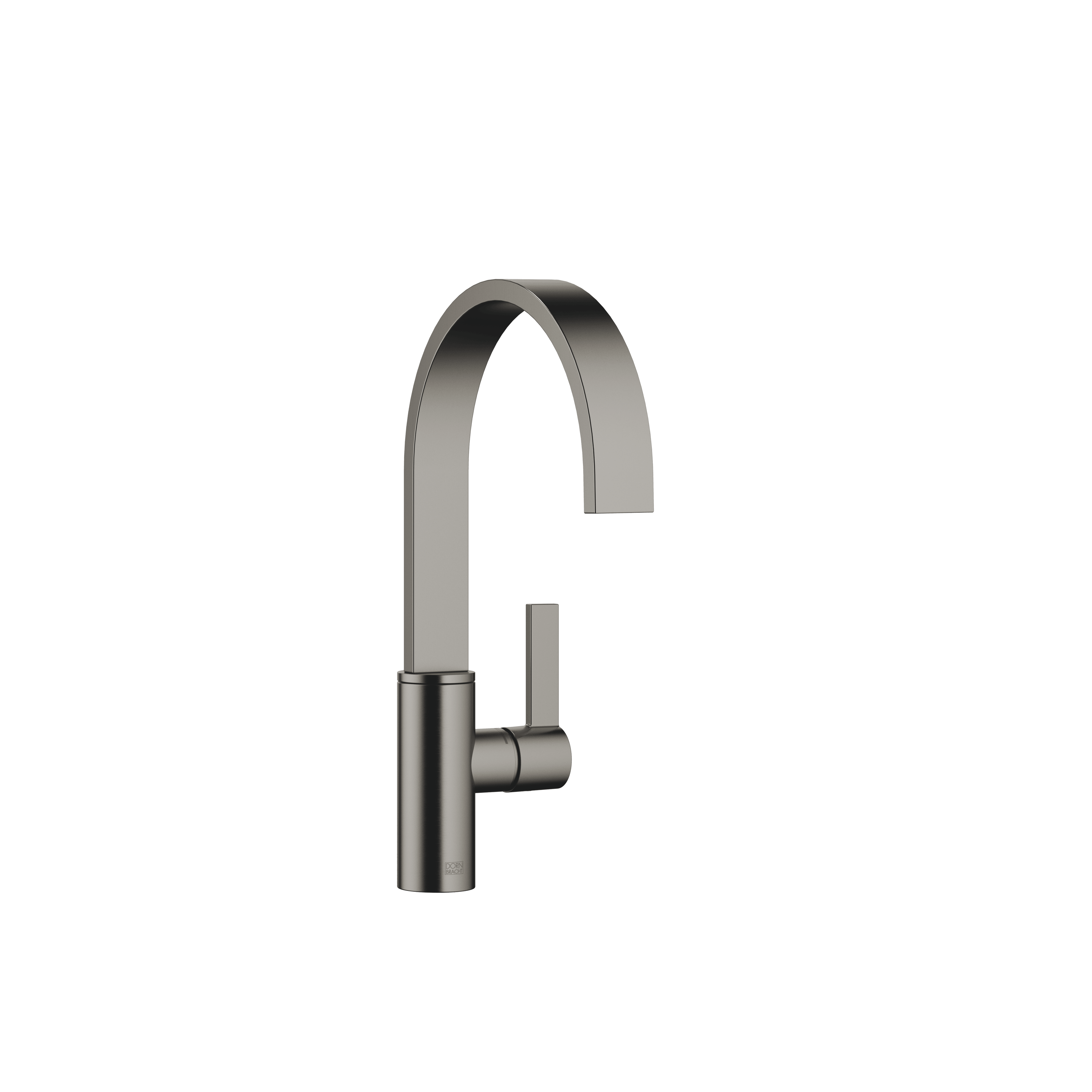 MEM Single-lever mixer in Brushed Dark Platinum