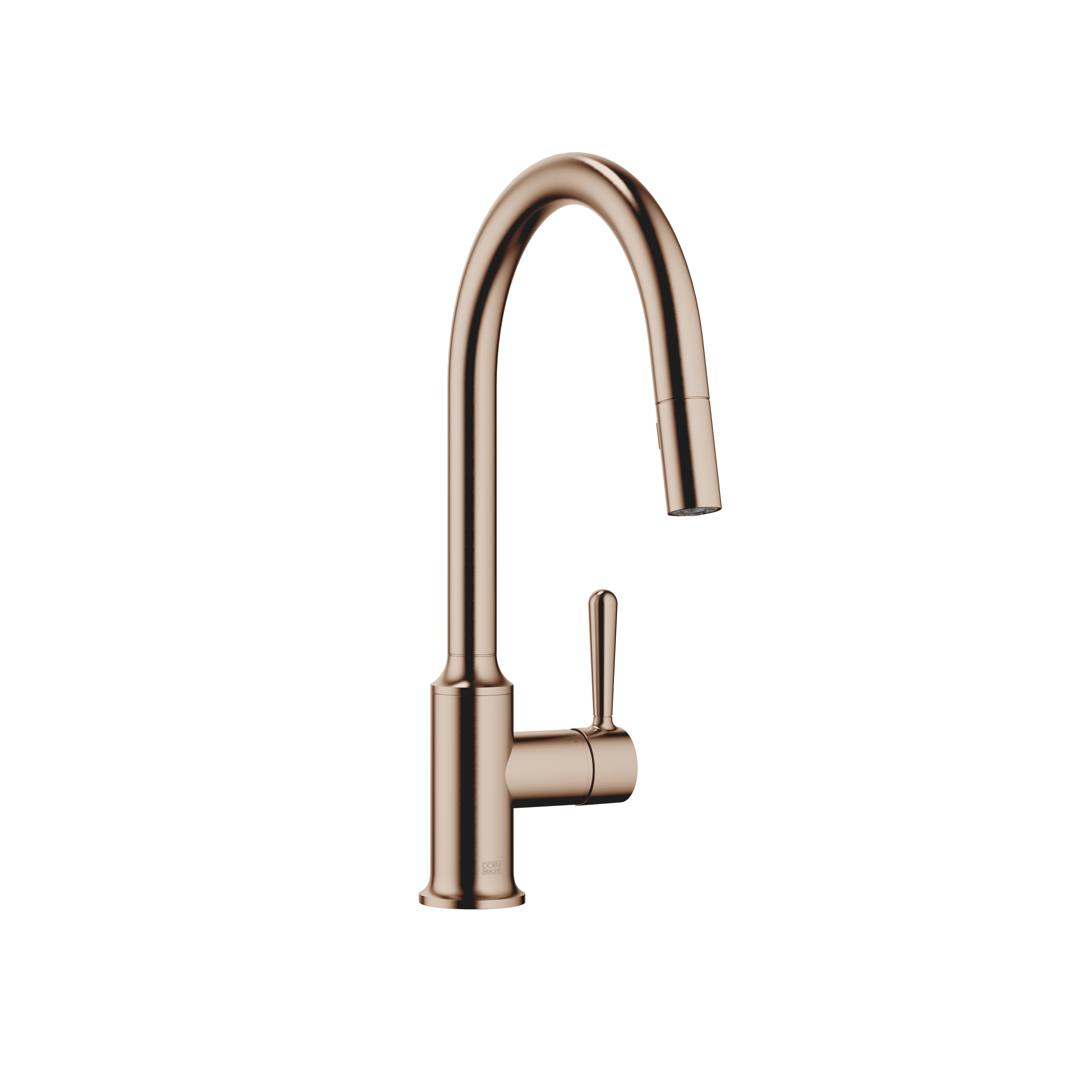 VAIA Single-lever mixer Pull-down with spray function in Brushed Bronze (PVD)