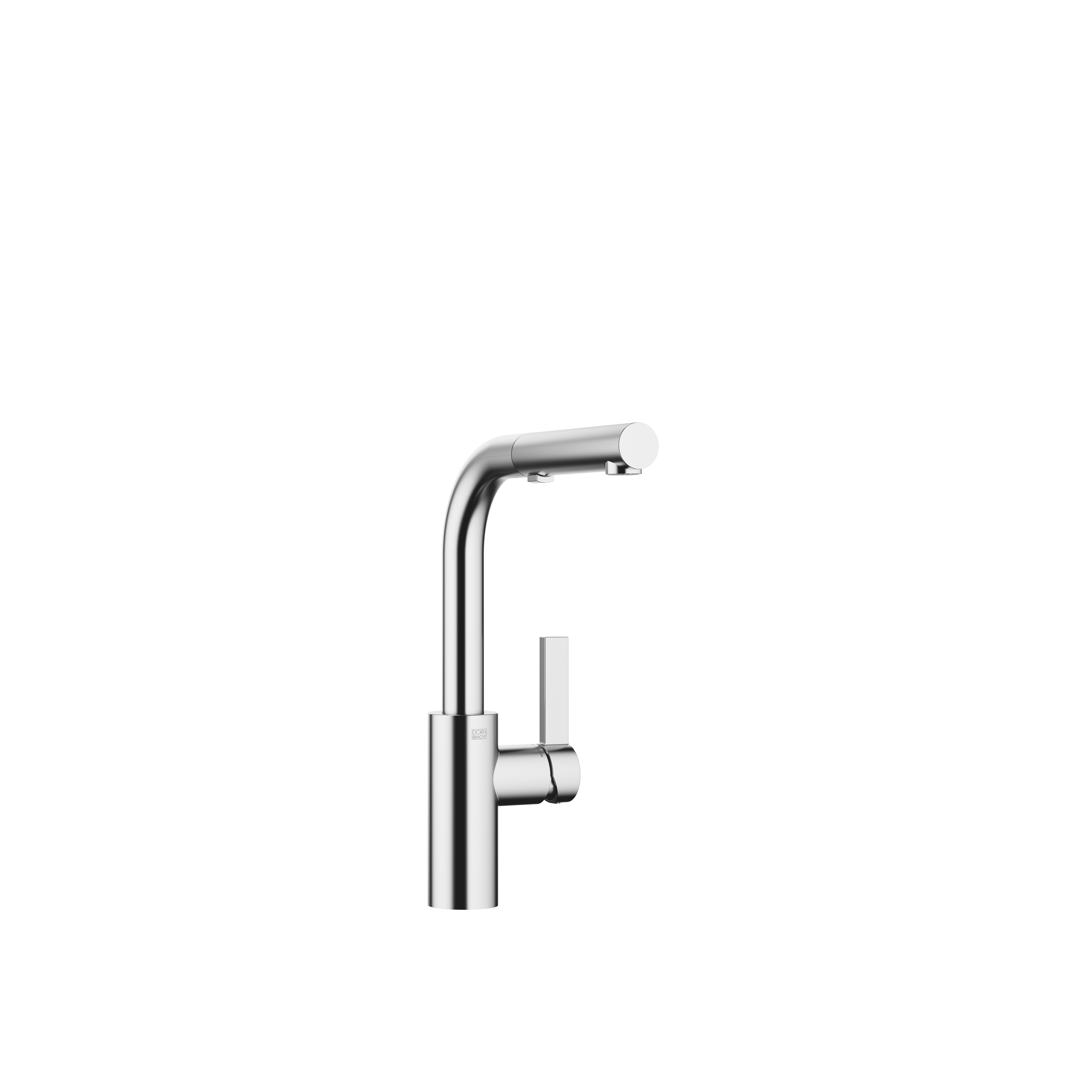 ELIO Single-lever mixer Pull-out with spray function in Brushed Chrome