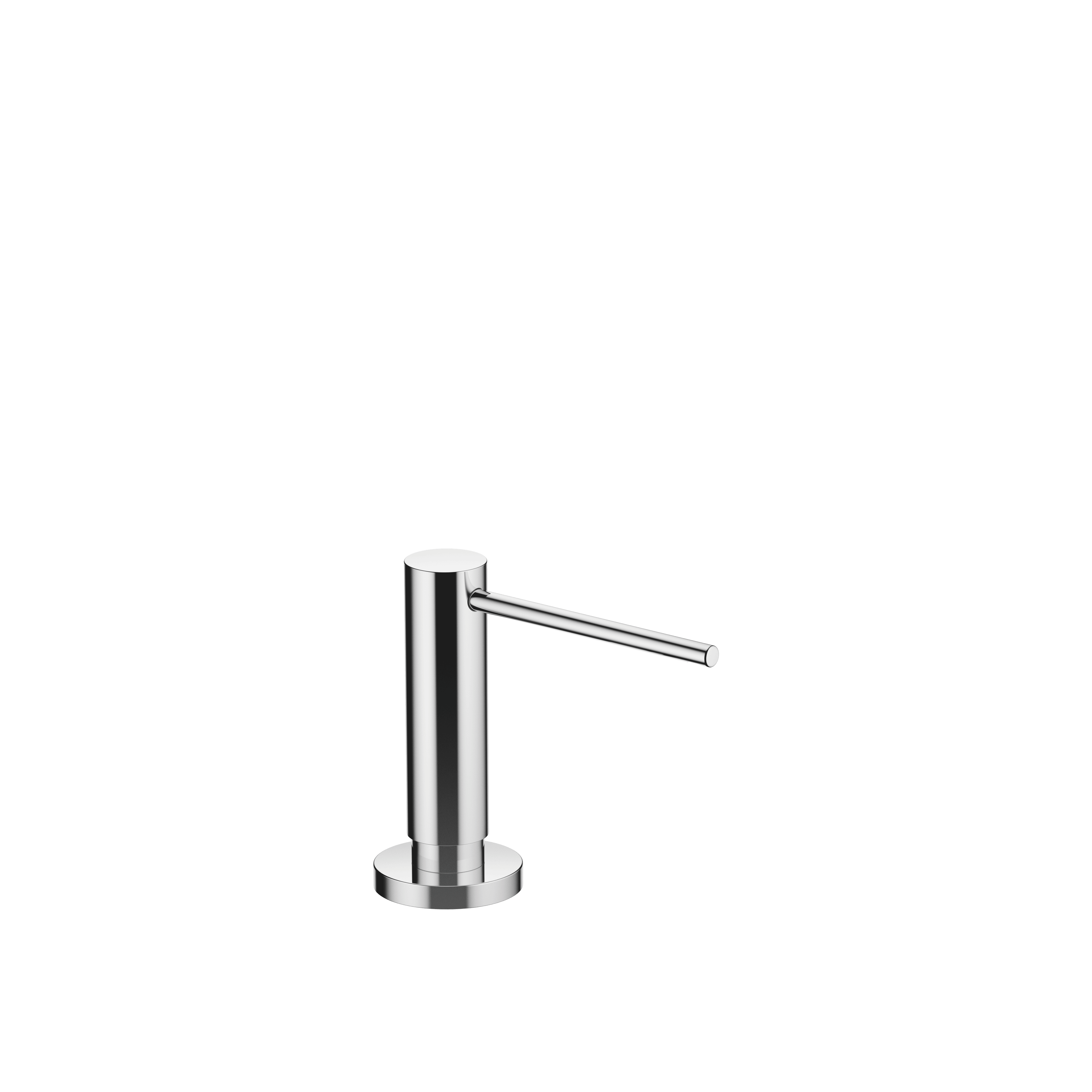 Dispenser with rosette in Chrome