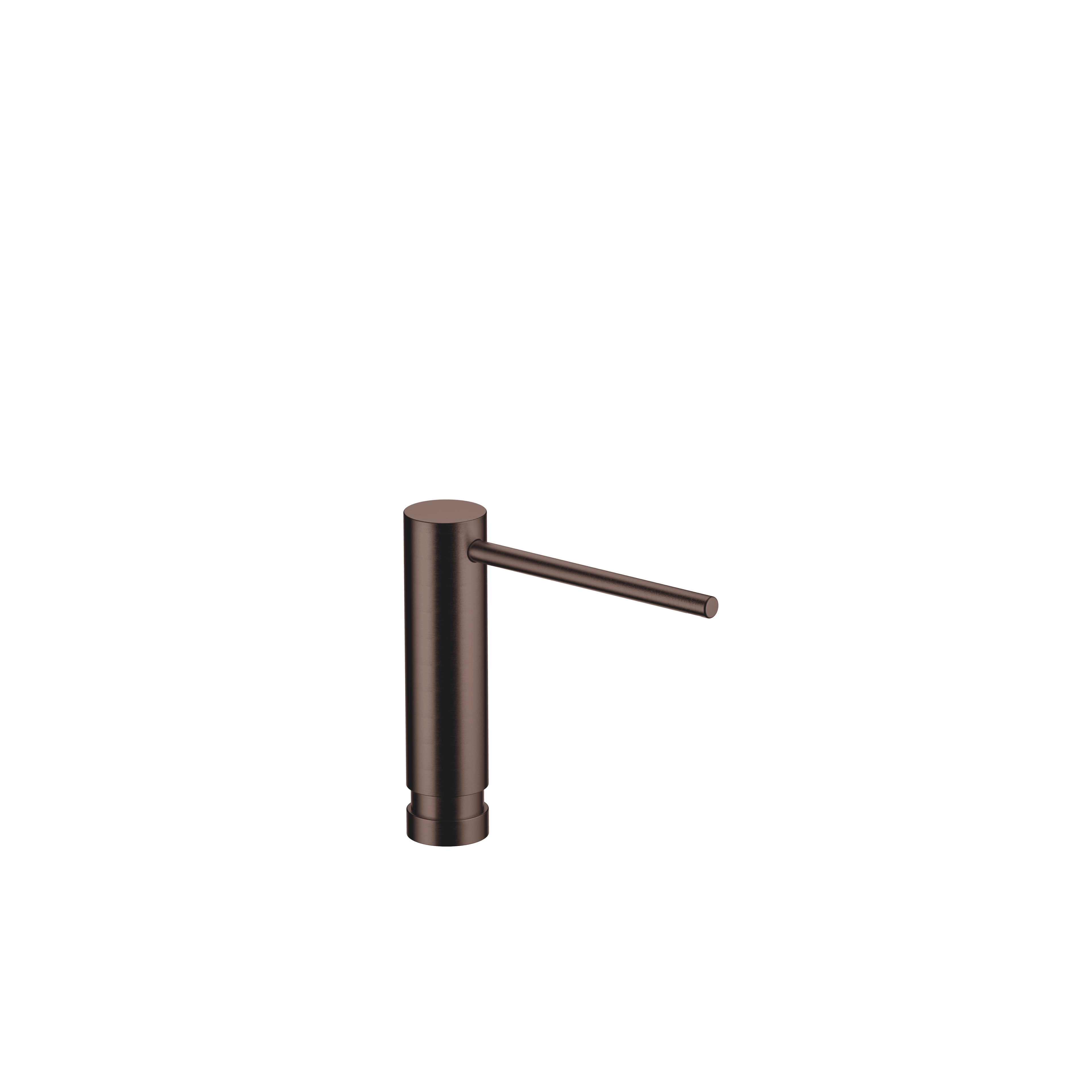 Dispenser without rosette in Brushed Dark Bronze (PVD)