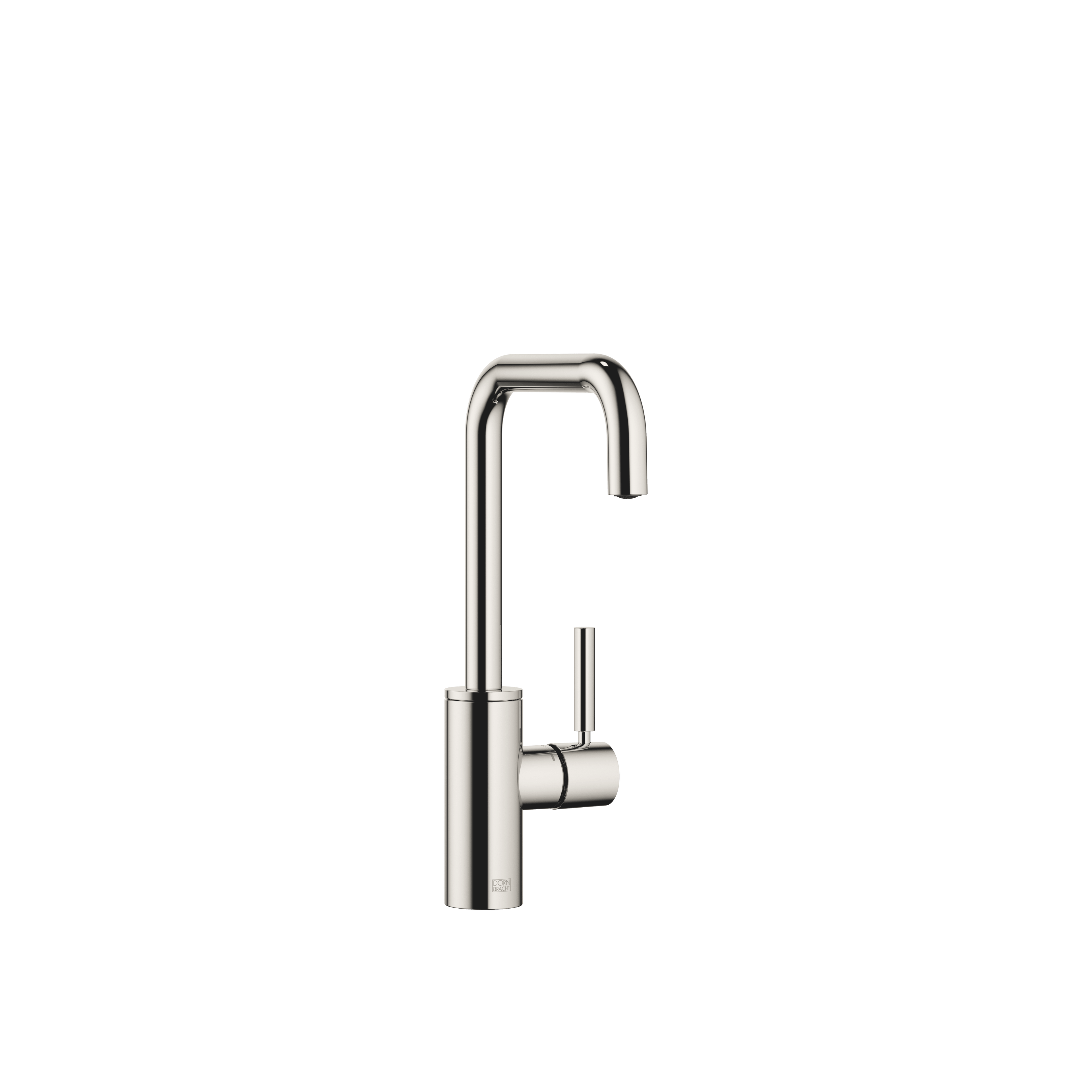META SQUARE BAR TAP Single-lever mixer in Platinum