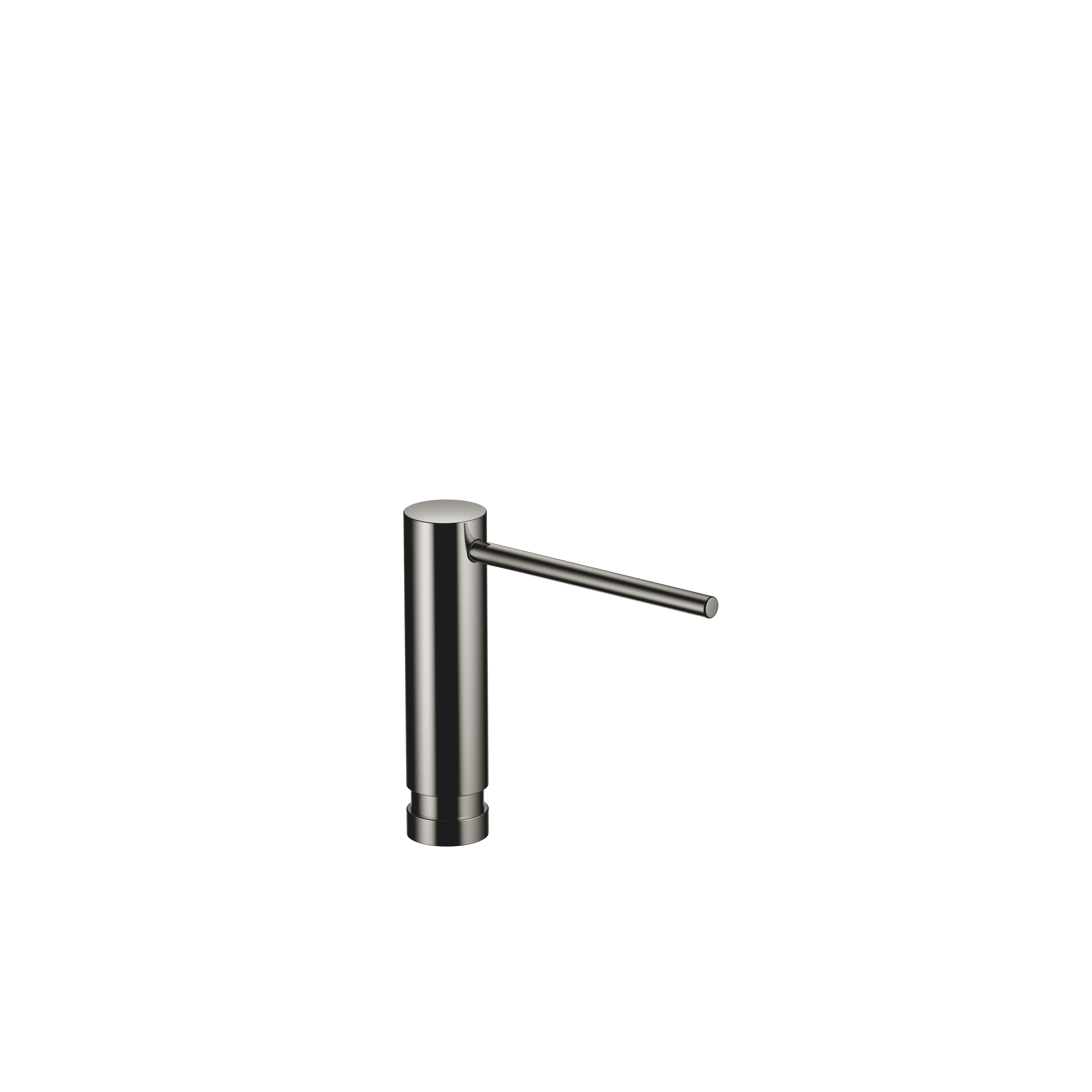 Dispenser without rosette in Dark Chrome