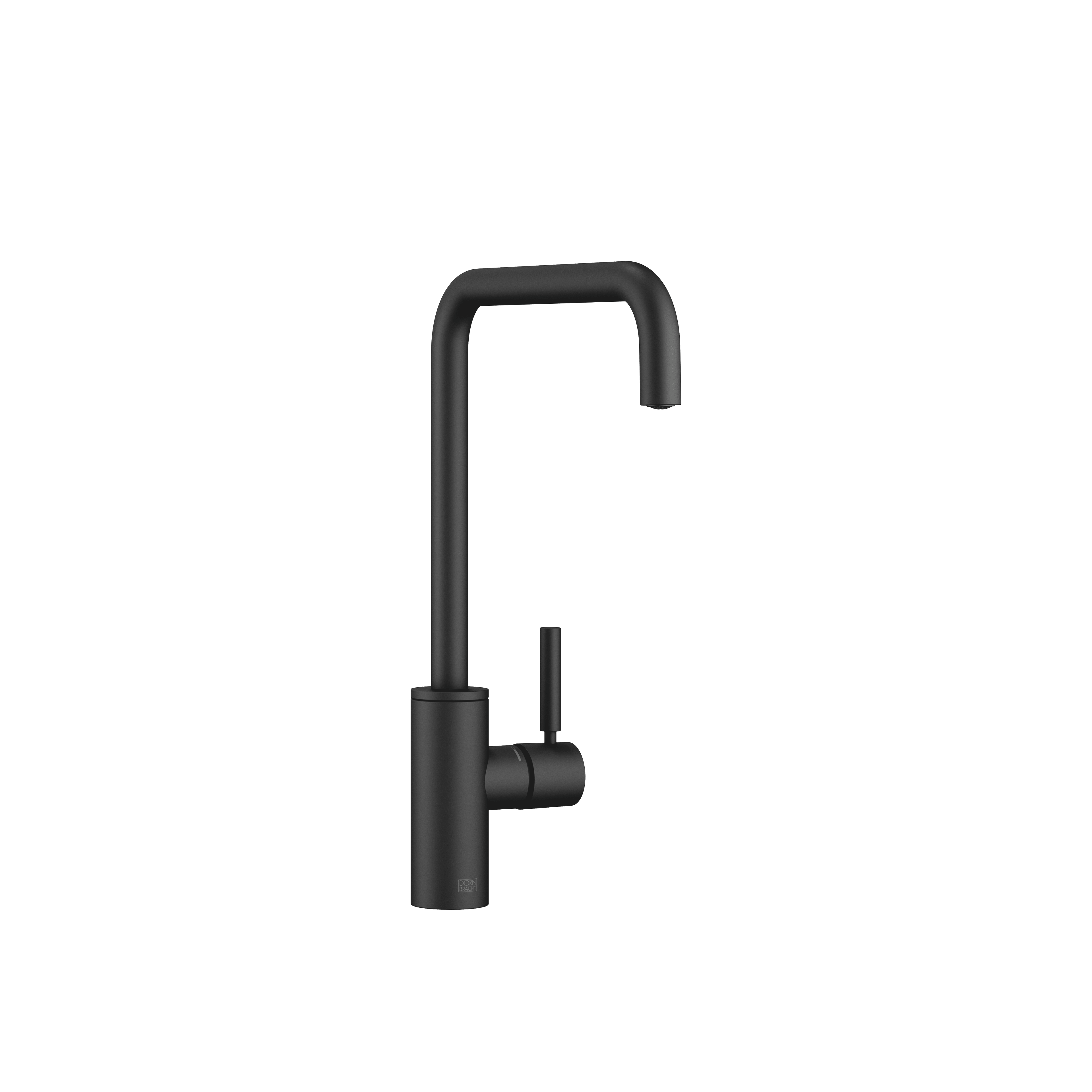 META SQUARE Single-lever mixer in Matte Black