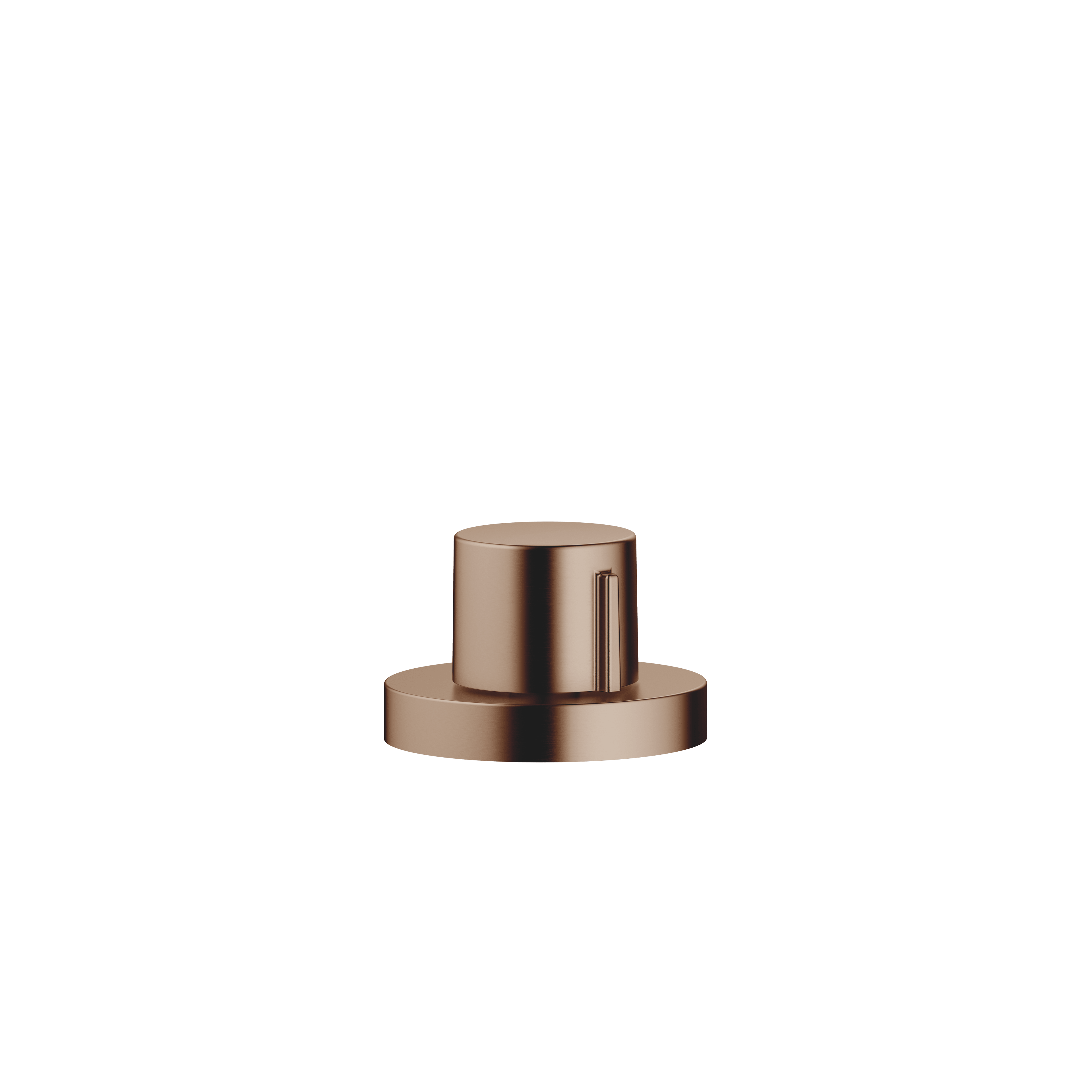 Strainer waste with control handle in Brushed Bronze (PVD)