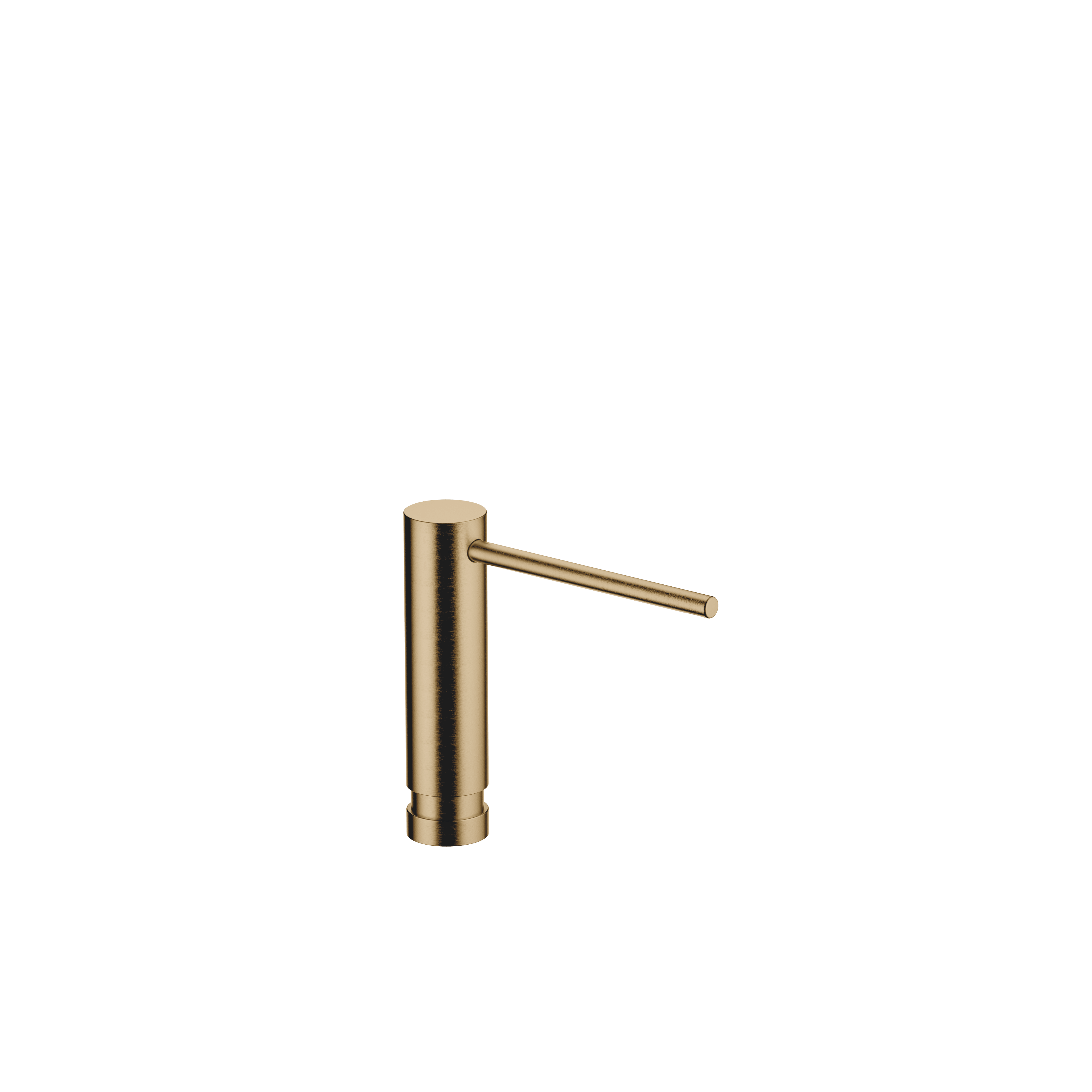 Dispenser without rosette in Brushed Dark Brass (PVD)