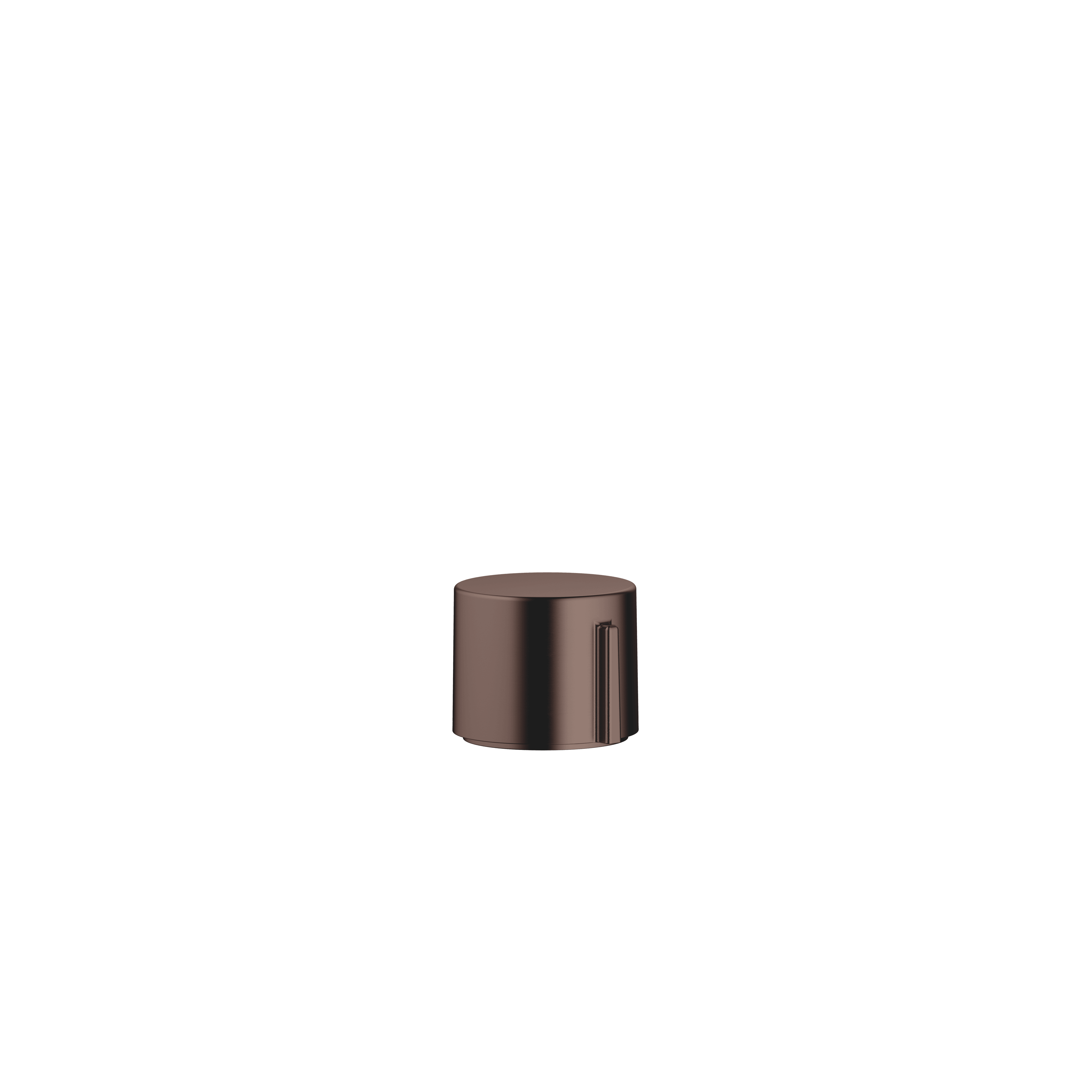 Strainer waste with control handle in Brushed Dark Bronze (PVD)