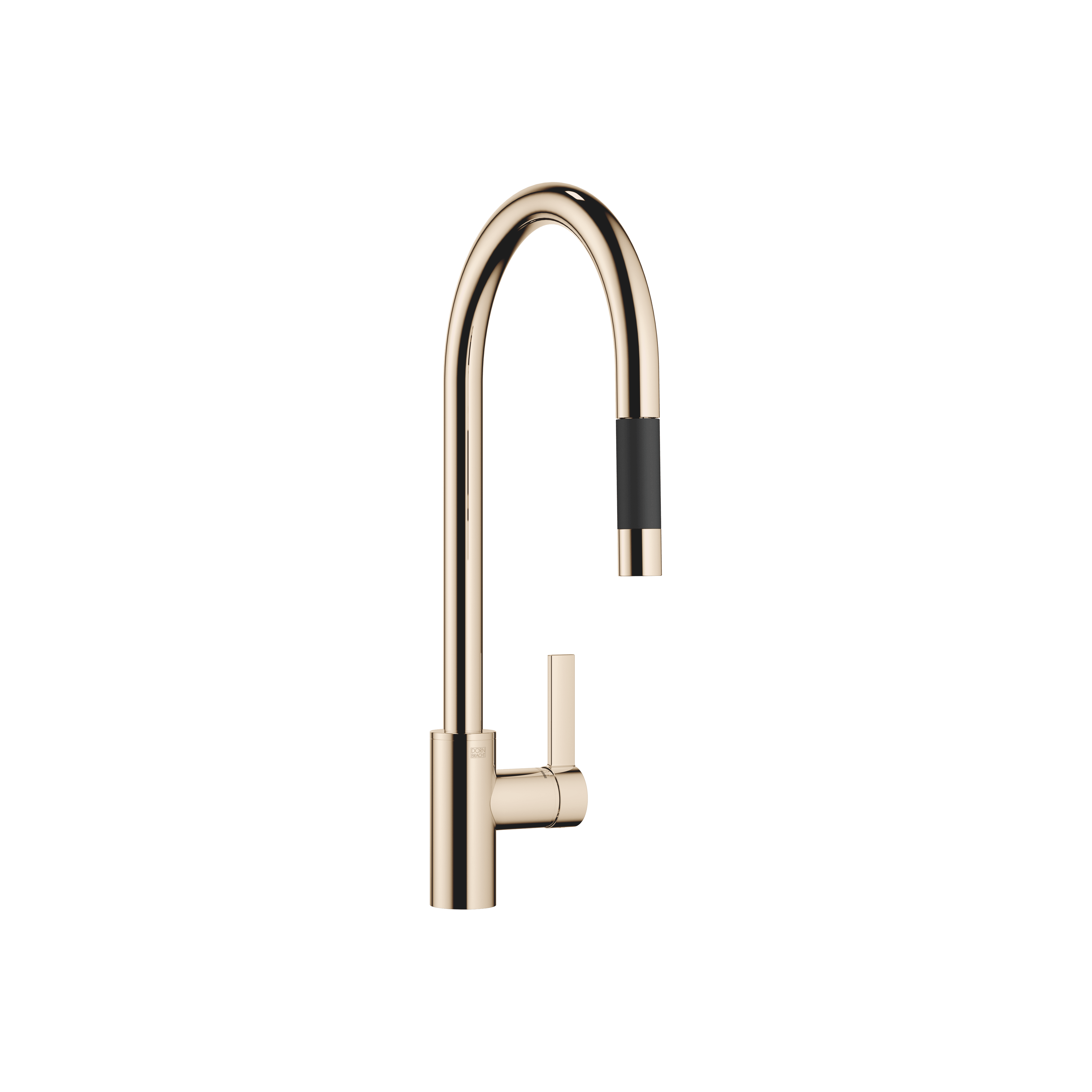 TARA ULTRA Single-lever mixer Pull-down with spray function in Champagne (22kt Gold)