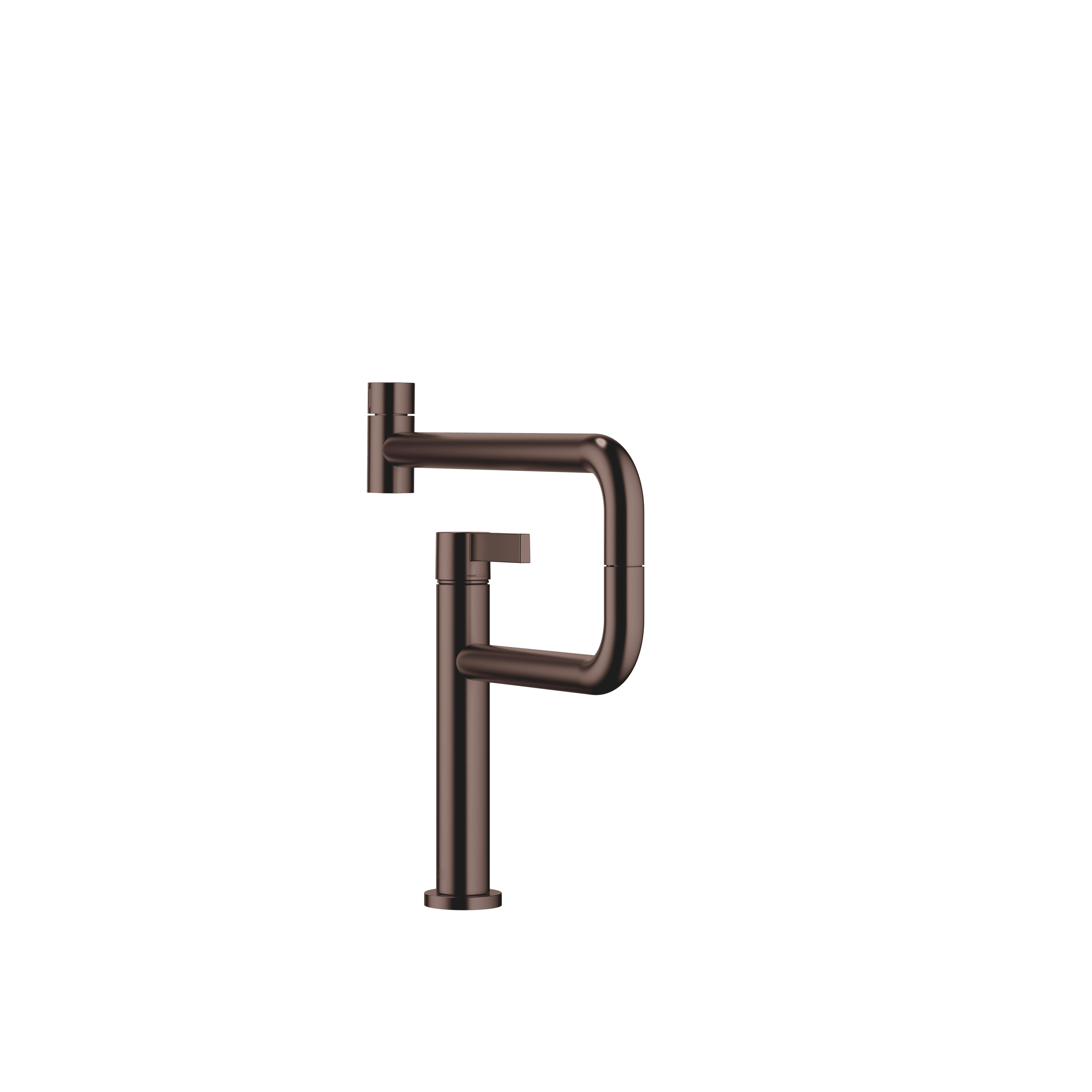 TARA ULTRA PIVOT Single-lever mixer in Brushed Dark Bronze (PVD)