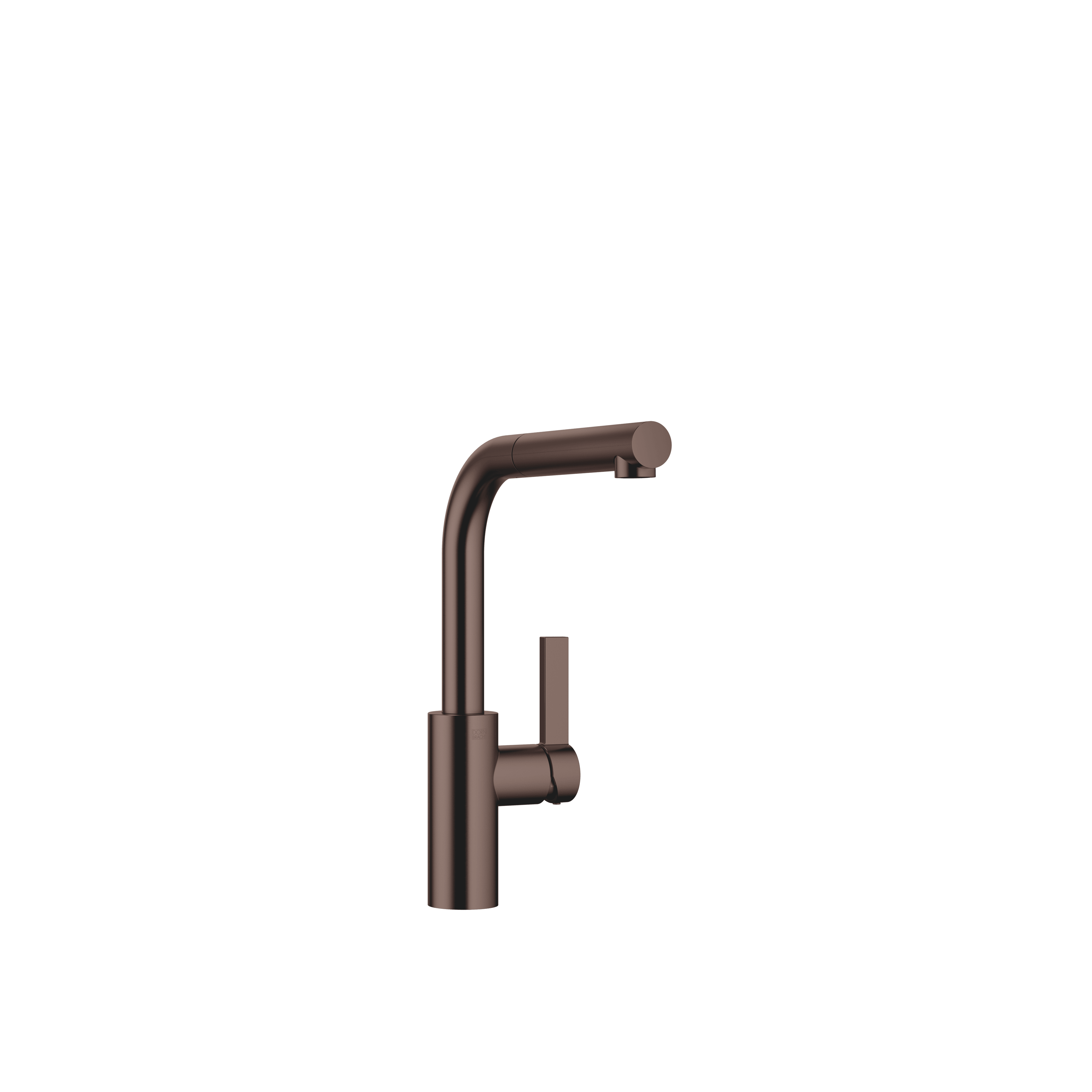 ELIO Single-lever mixer Pull-out in Brushed Dark Bronze (PVD)