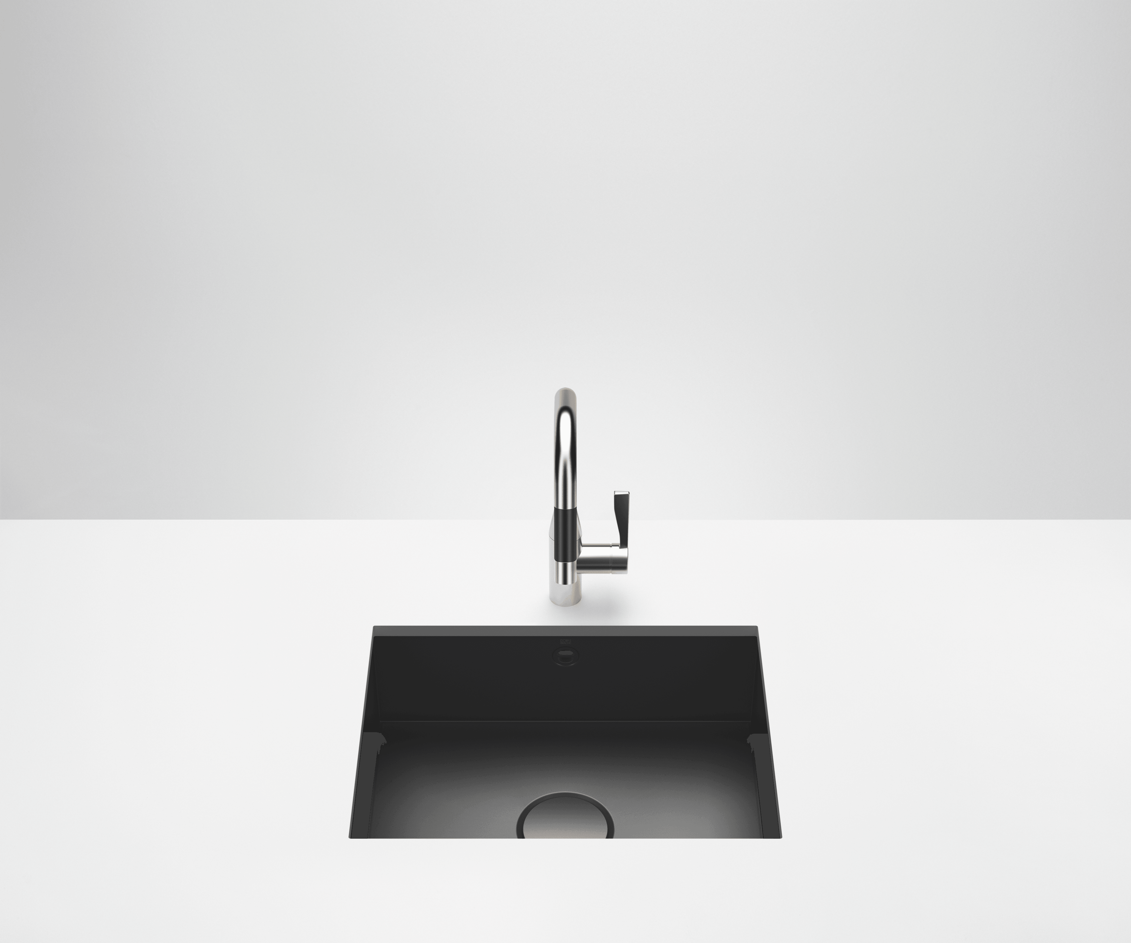 Single sink in Matte Black