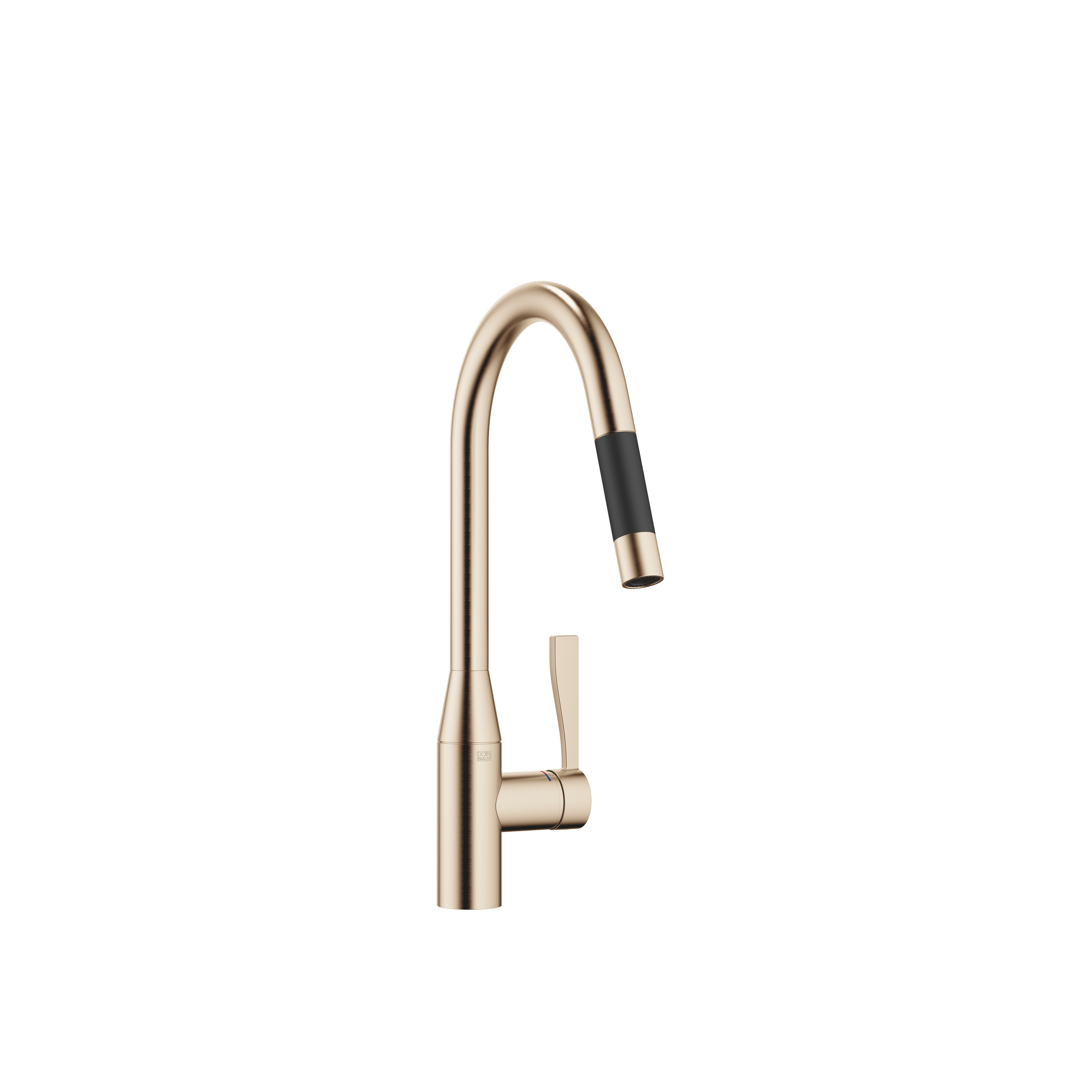 SYNC Single-lever mixer Pull-down with spray function in Brushed Champagne (22kt Gold)