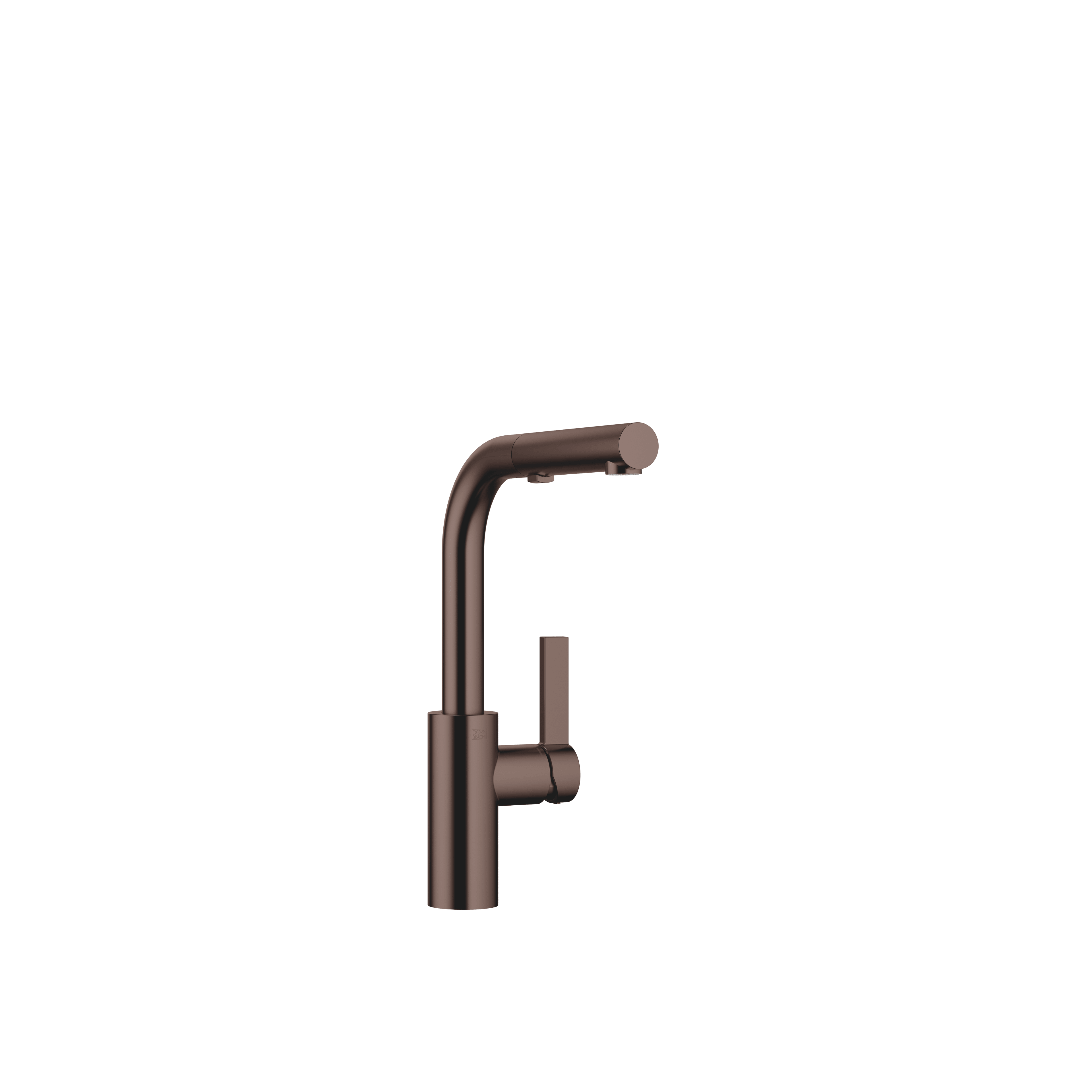 ELIO Single-lever mixer Pull-out with spray function in Brushed Dark Bronze (PVD)