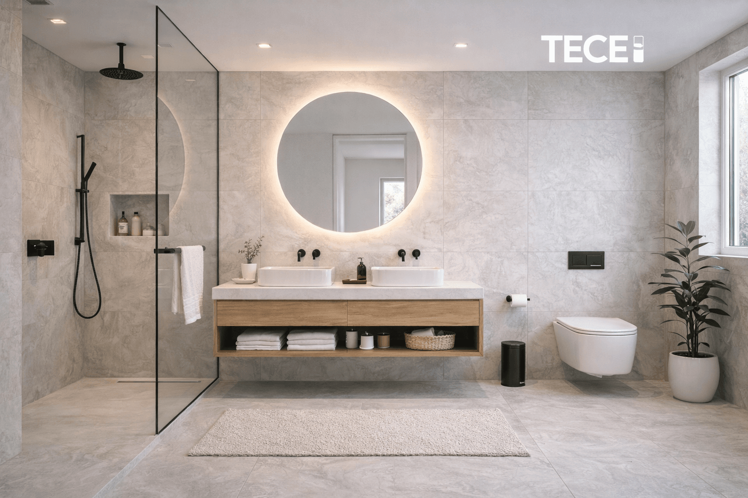 TECE: German Installation Systems for Modern Bathrooms