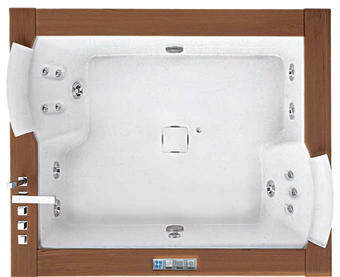 Jacuzzi Aura Plus Corian Bath product view