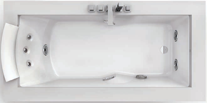 Jacuzzi Aura Uno Corian Bath product view