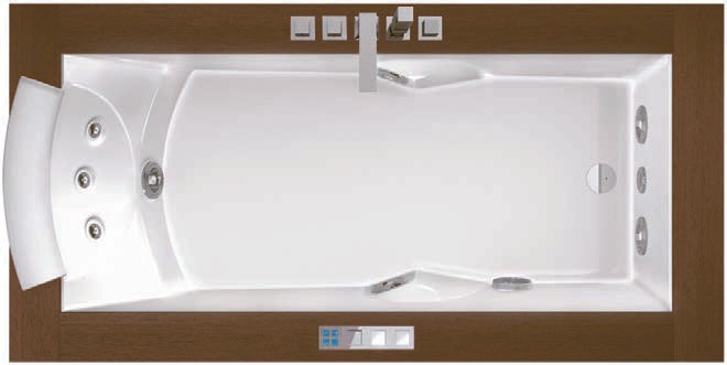 Jacuzzi Aura Uno Wood Bath product view