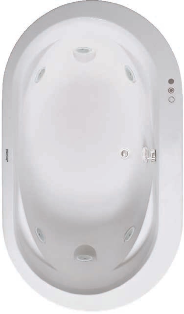 Jacuzzi Opalia Whirlpool Bath product view