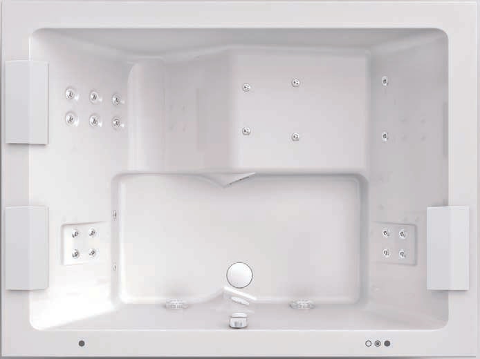 Jacuzzi Sharp Double Whirlpool Bath product view