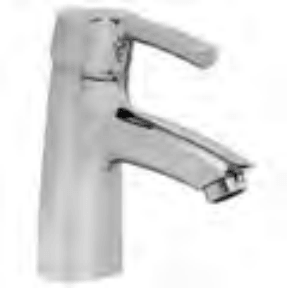 Laufen Basin mixer, projection 110 mm, fixed spout H390650
