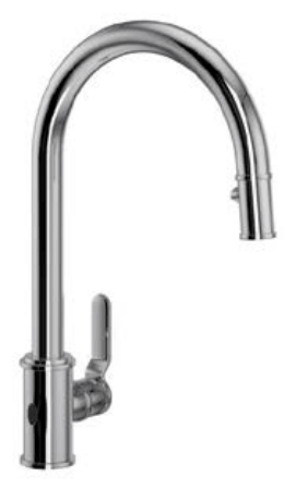Perrin & Rowe Georgian Easy clean four hole deck mounted bath set 3083
