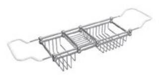 Perrin & Rowe Traditional Bath rack 6910
