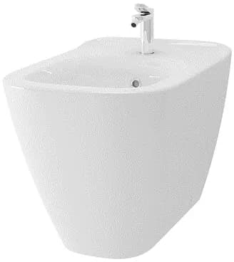 "Alisei" Wall Faced Bidet with Fixing Brackets - WHITE