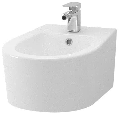 Wall Hung Bidet ( 570 x 352mm )w/invisible fixing kit - WHITE